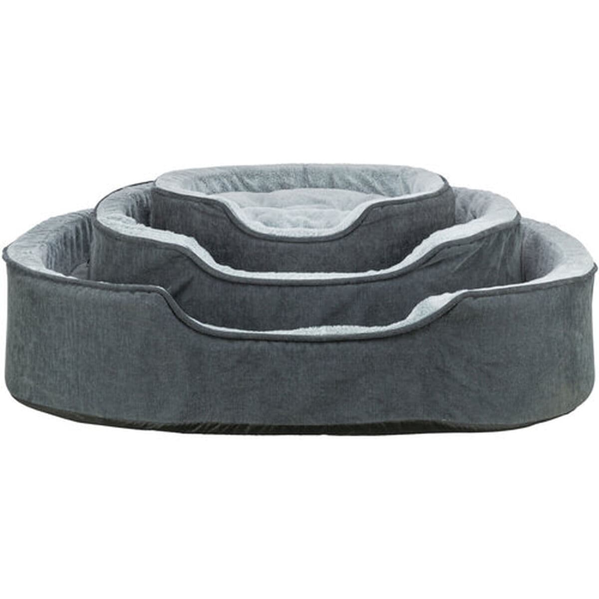 Cuccia per Cani Trixie Vital Lino Soft Grigio Grigio chiaro 60 x 45 cm - Image 3