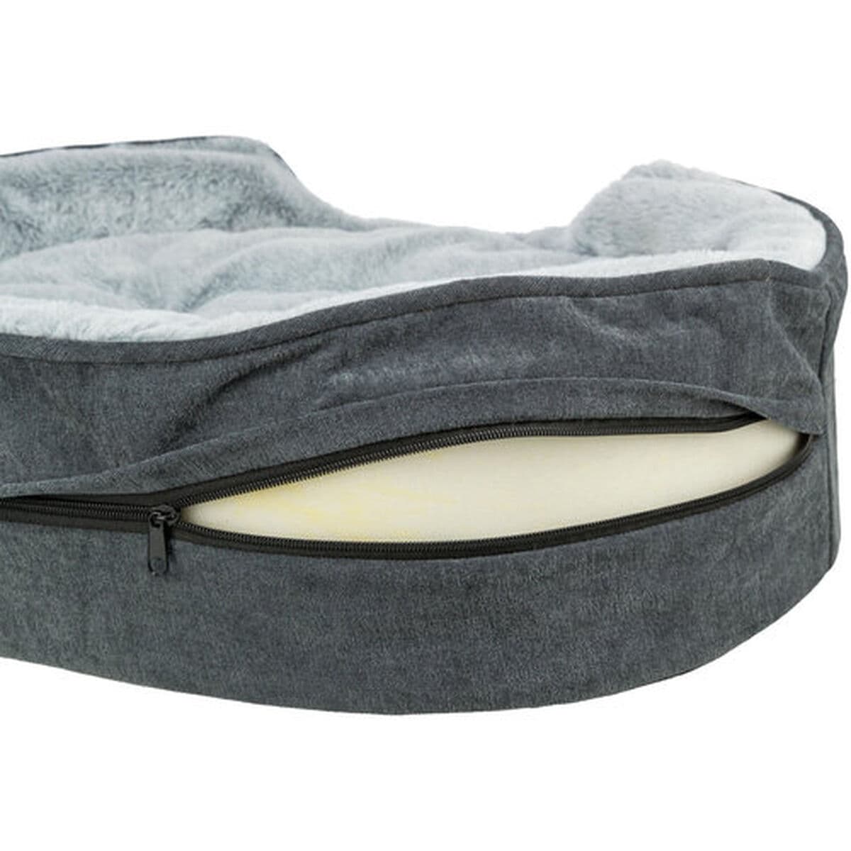 Cuccia per Cani Trixie Vital Lino Soft Grigio Grigio chiaro 60 x 45 cm - Image 10