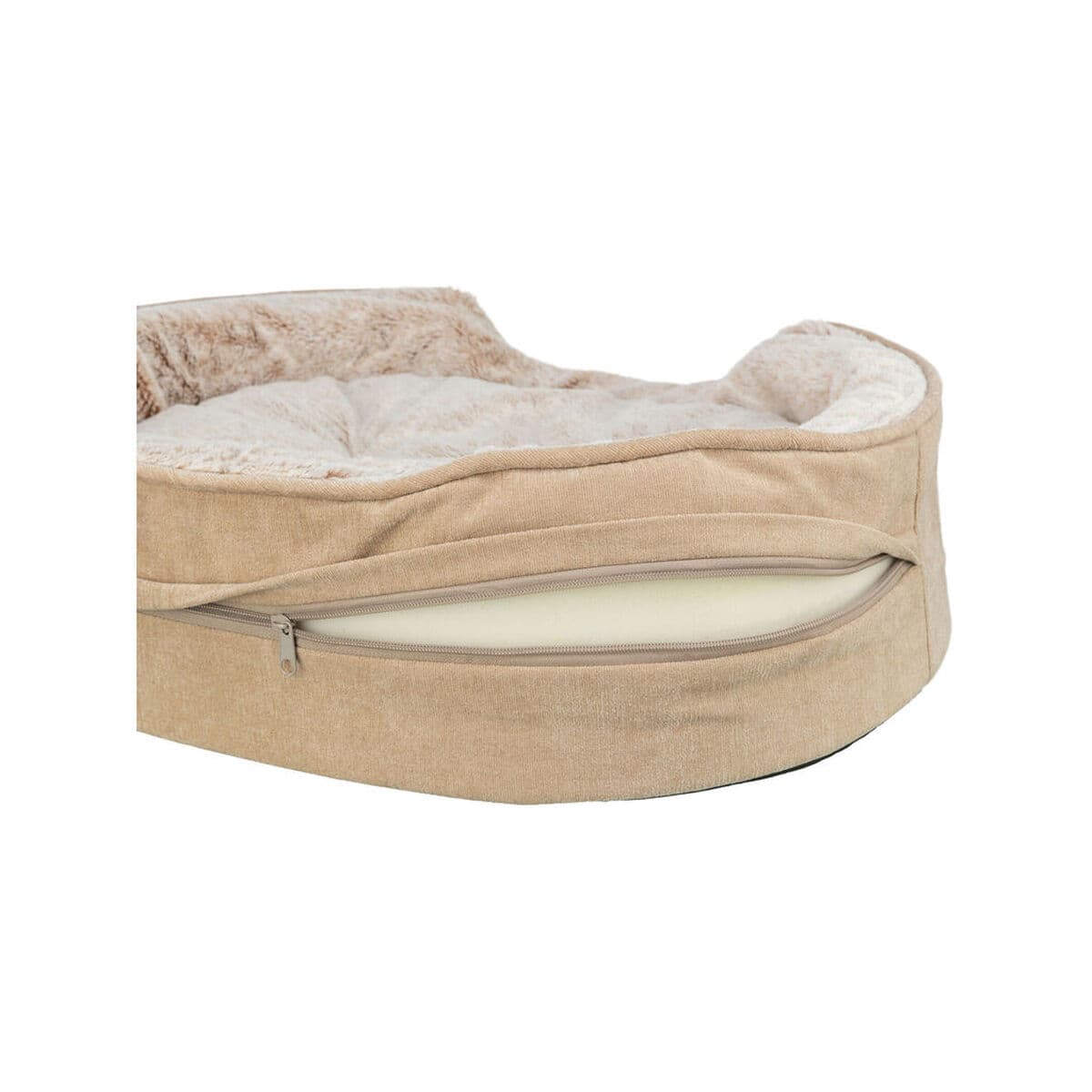 Cuccia per Cani Trixie Vital Lino Soft Beige Crema 110 X 92 CM - Image 5