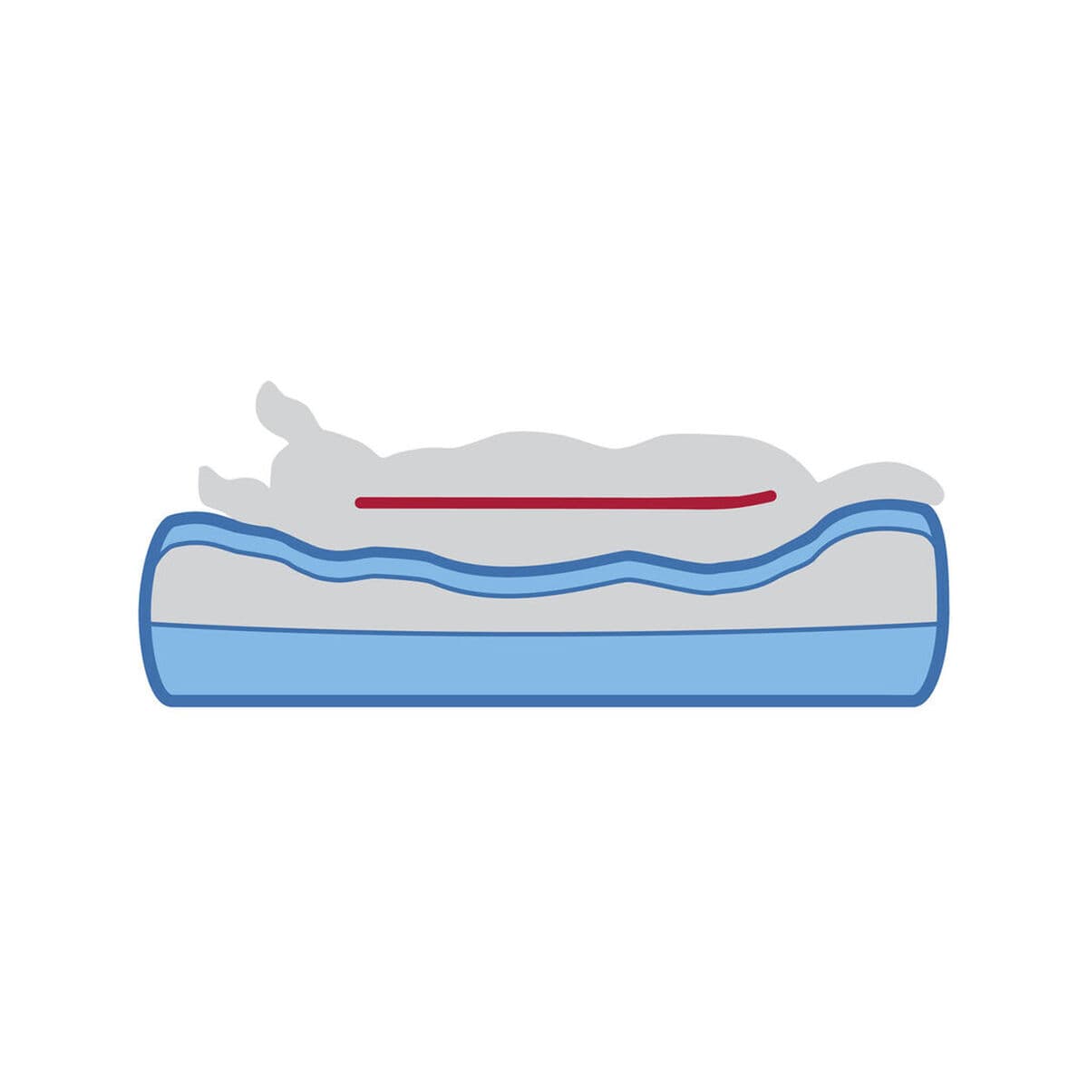 Cuccia per Cani Trixie Vital Lino Soft Beige Crema 110 X 92 CM - Image 8