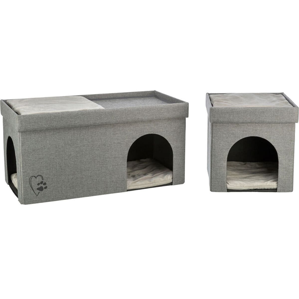Cueva para gato Trixie Kimy Gris claro 76 x 72 x 37 cm - Image 3