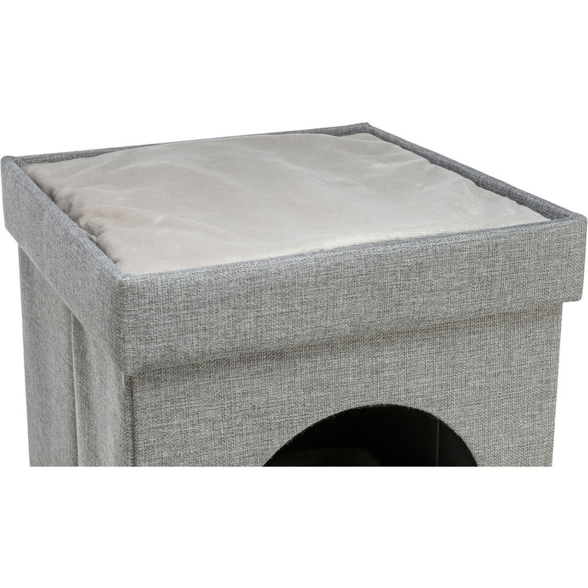 Cueva para gato Trixie Kimy Gris claro 76 x 72 x 37 cm - Image 4