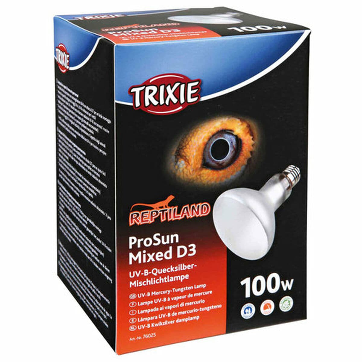 Bec cu lumină infraroșie Trixie ProSun Mixed D3 100 W - Image 4