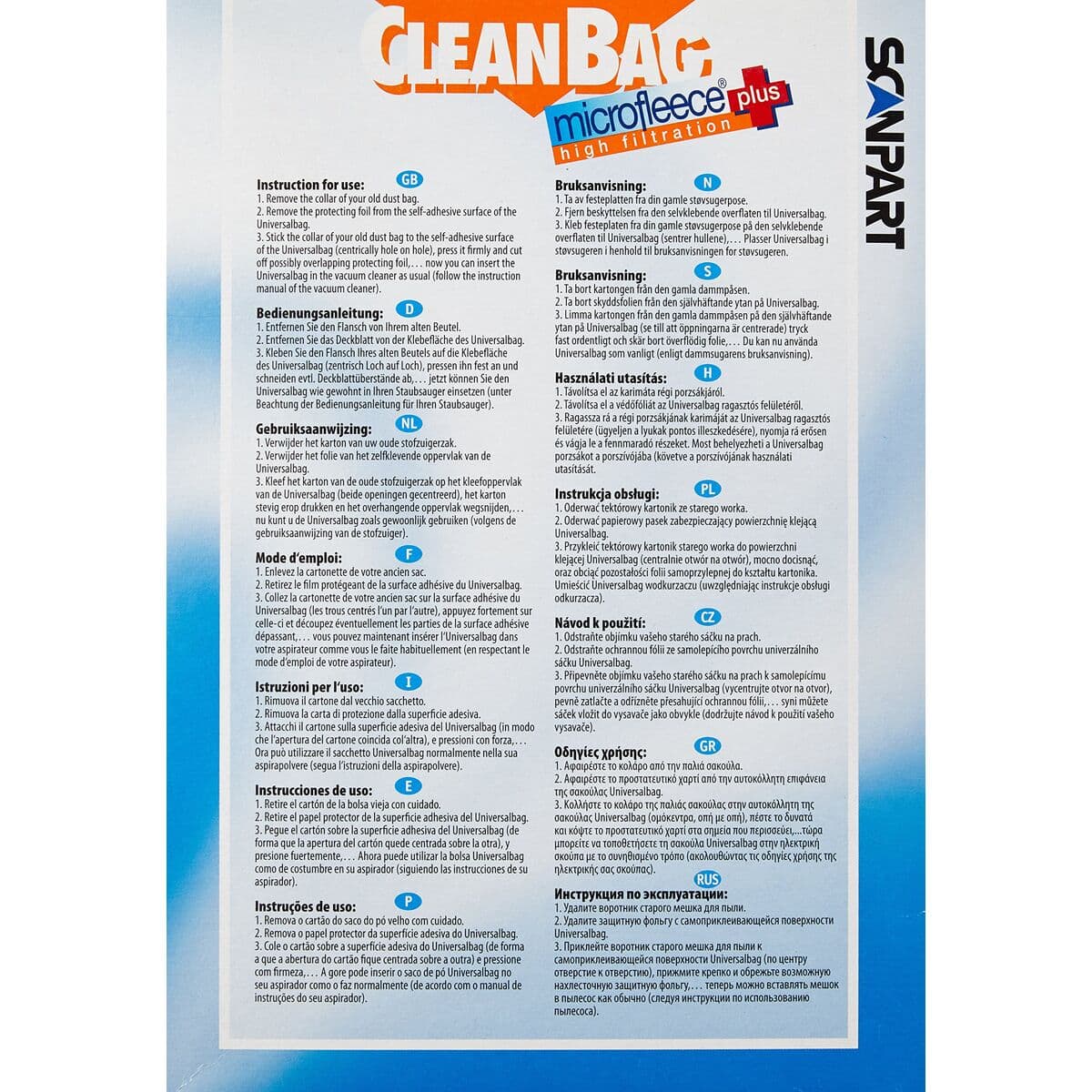 Dammsugarpåse Scanpart M 000 UNI 01 - Image 4