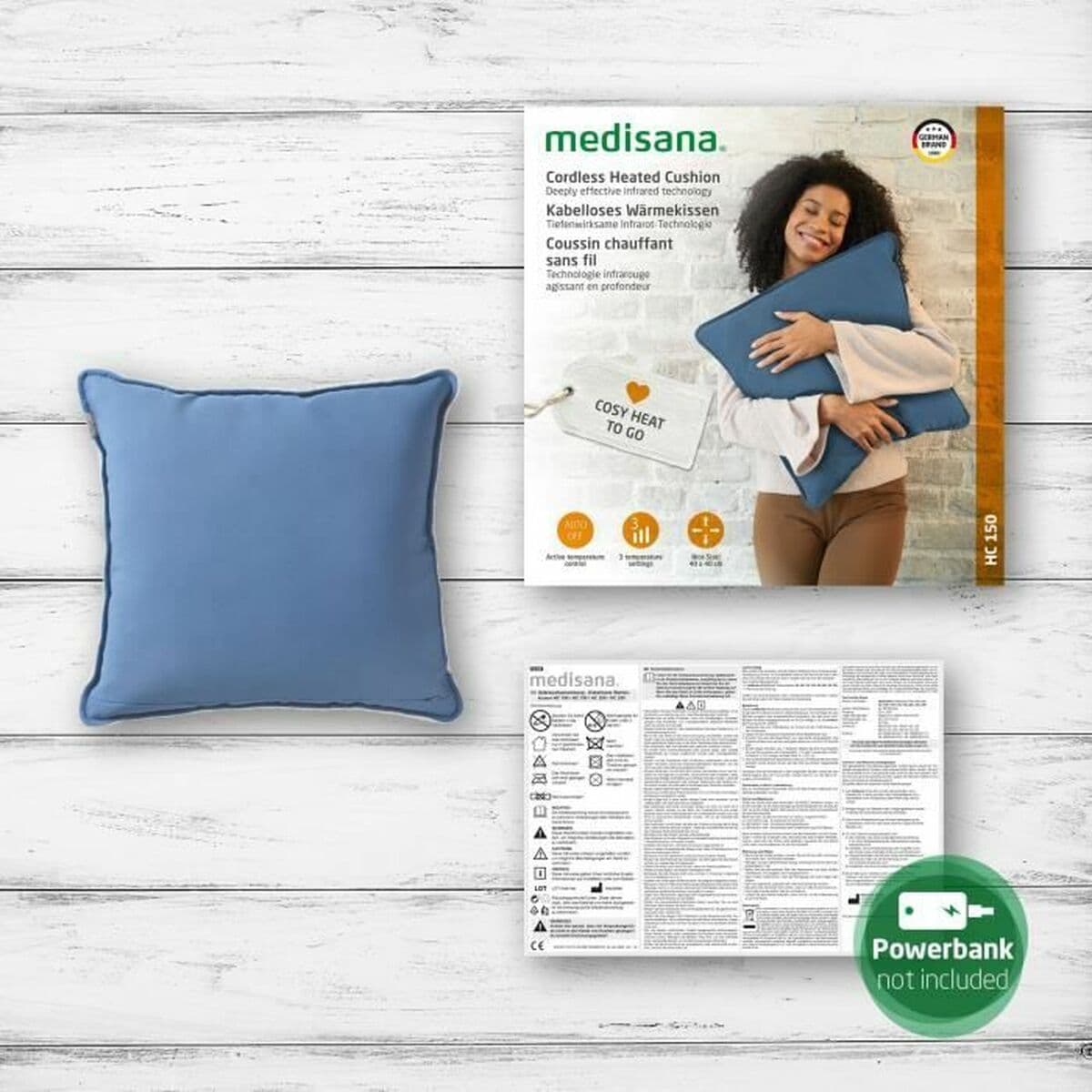 Multifunktionales Wärmekissen Medisana HC 250 10 W grün - Image 6