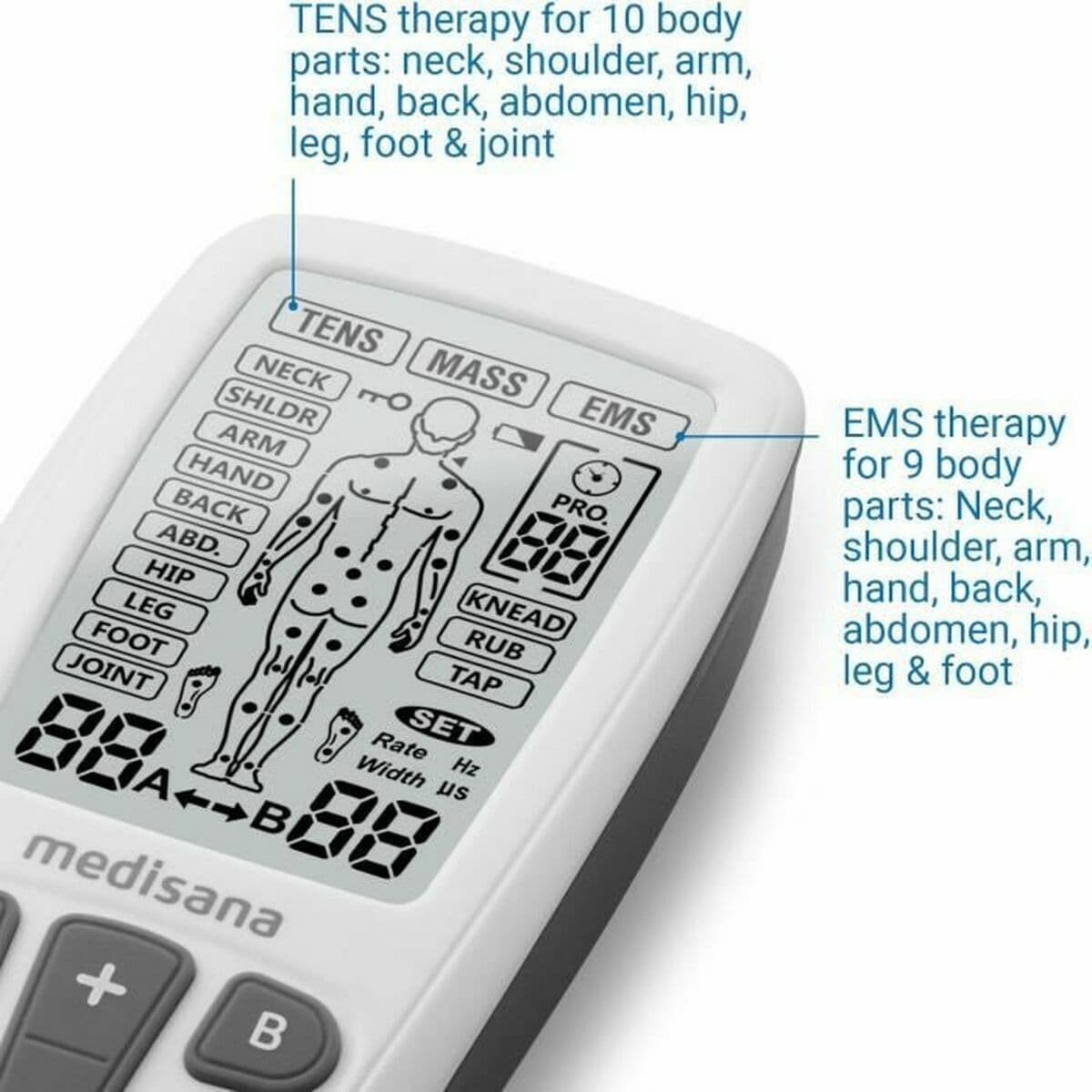 Muscular Elektromuskelstimulator Medisana Schwarz/Weiß - Image 4