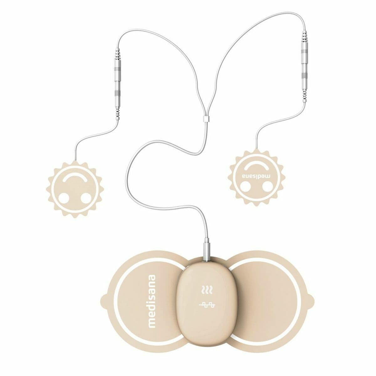 Wiederaufladbares entspannendes Massagegerät bei Menstruationsschmerzen Medisana TT 250 Beige - Image 10