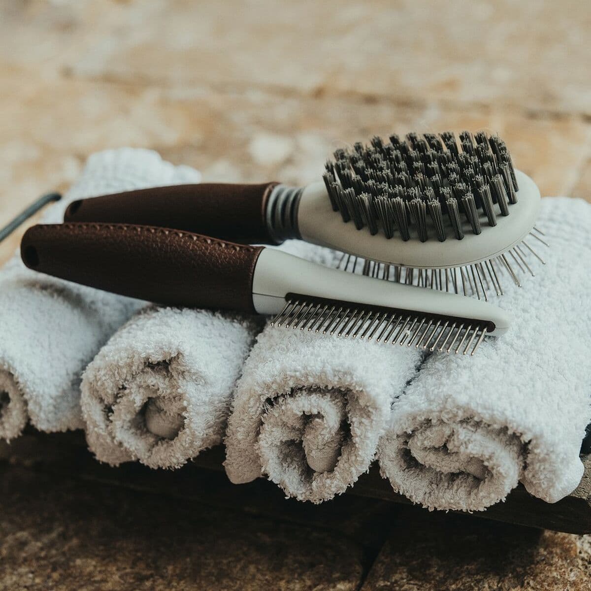 Hårstil Hunter Brun Plast 11 Kratta Roterbar - Image 2