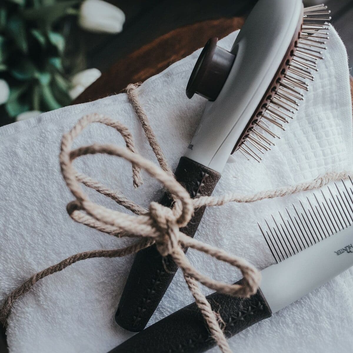 Hårstil Hunter Brun Plast Kratta - Image 3