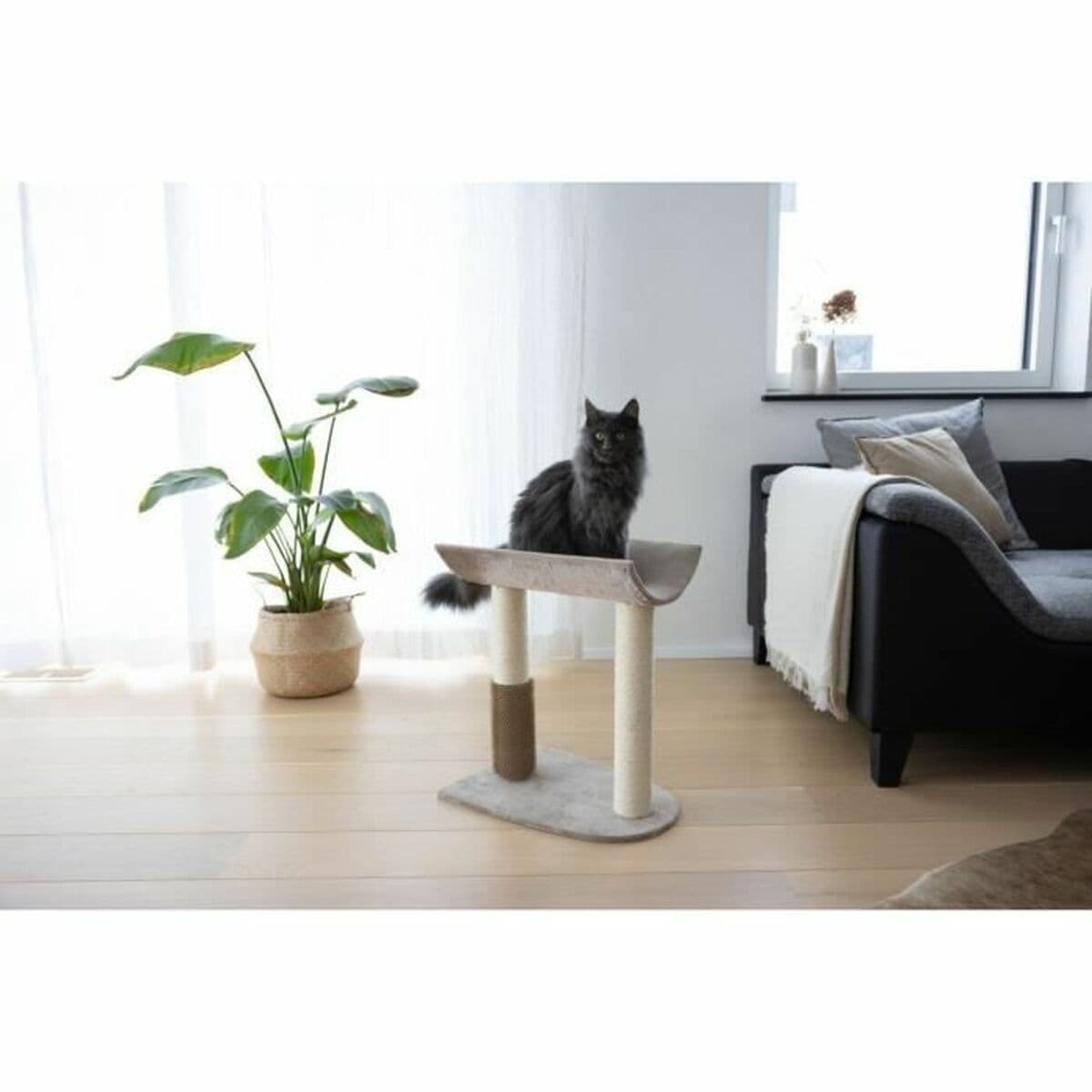 Árbol rascador para gatos Kerbl Taupé Sisal - Image 3