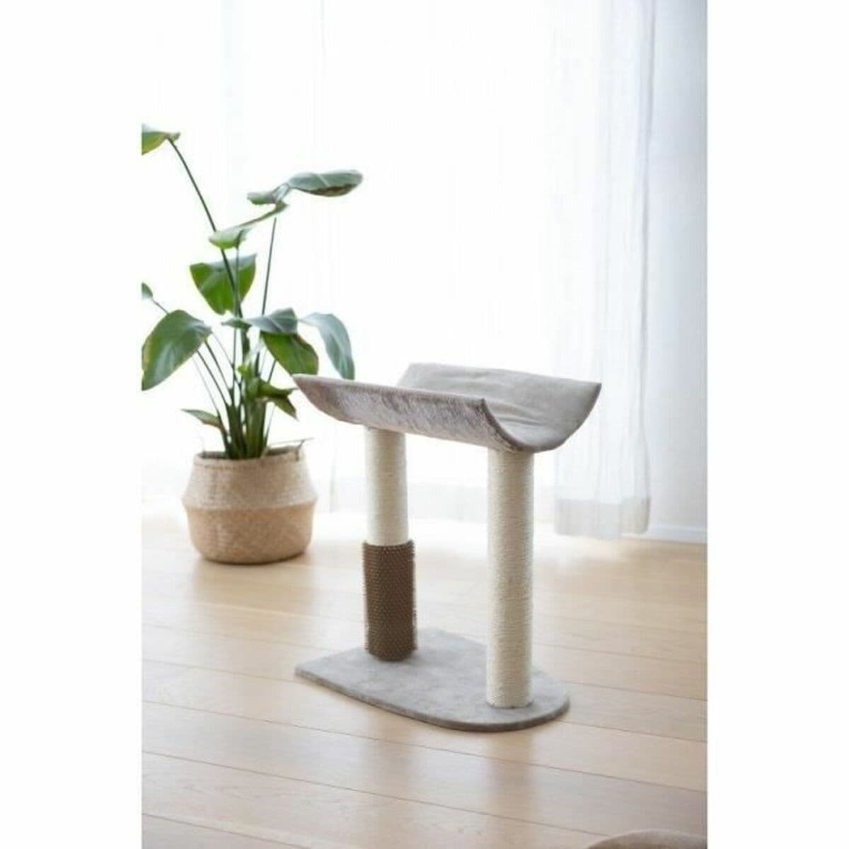Árbol rascador para gatos Kerbl Taupé Sisal - Image 4