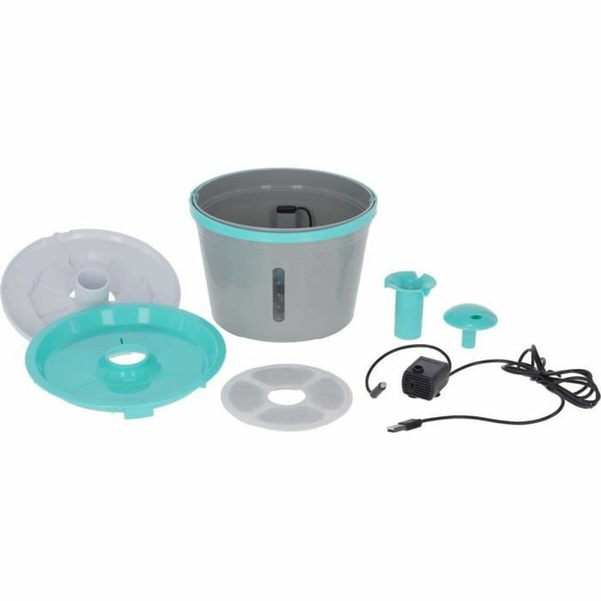 Fonte para Animais de Estimação Kerbl Azul Cinzento Plástico 1,6 L - Image 4