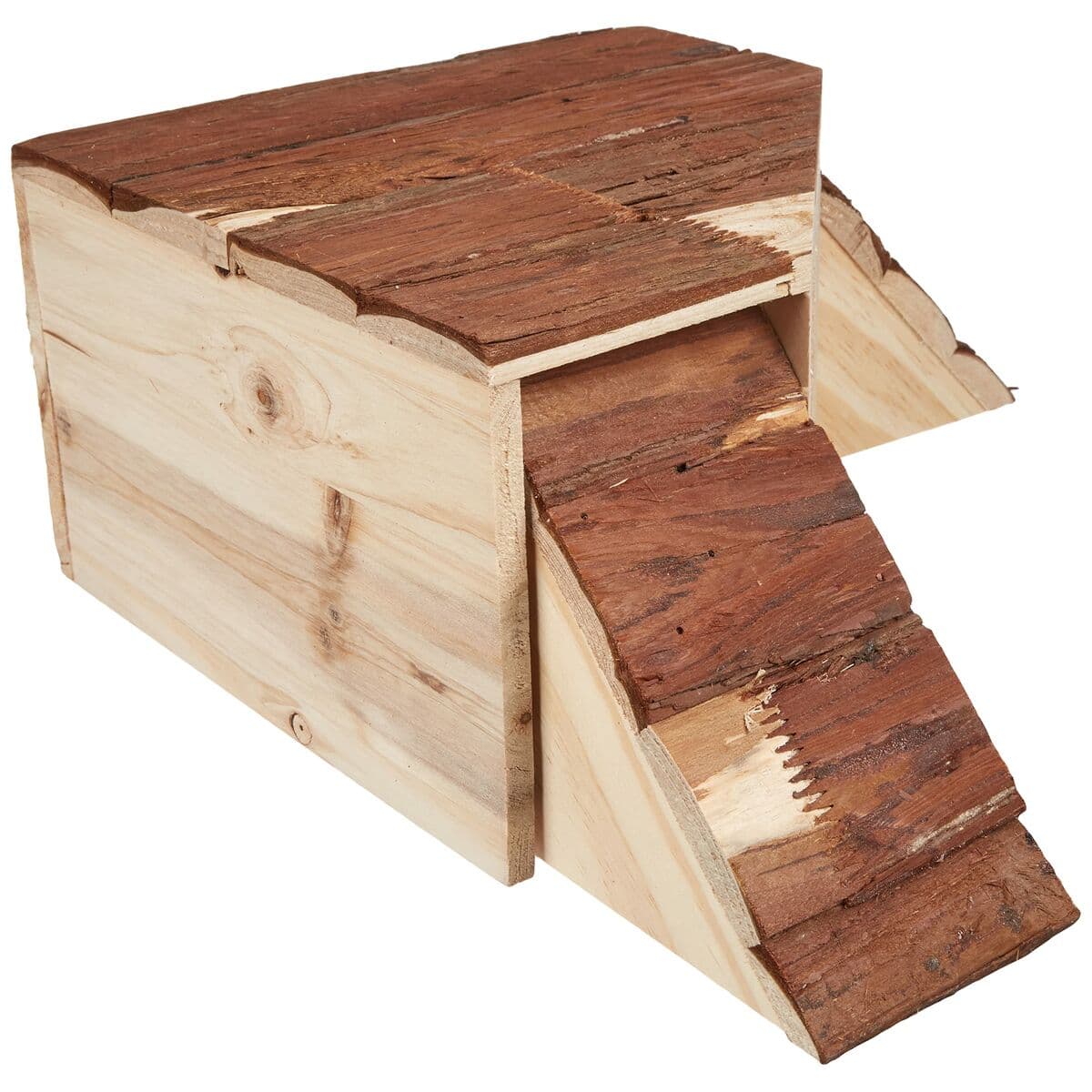 Jyrsijöiden talo Kerbl 37 x 37 x 16 cm Ruskea Puu Jyrsijät - Image 2