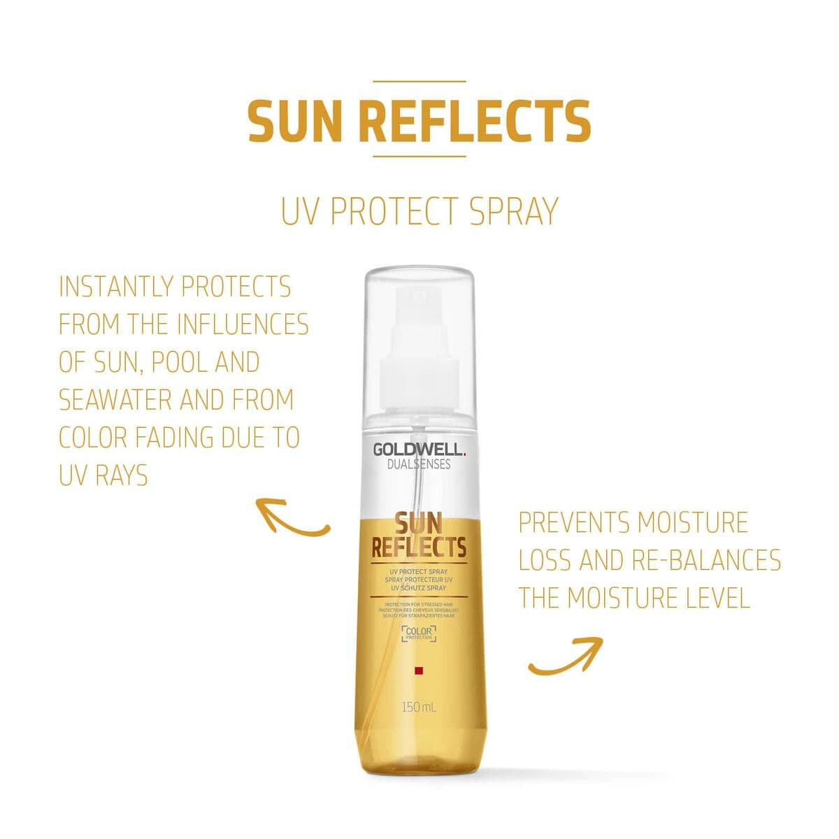 Protector Solar para el Cabello Goldwell SUN REFLECTS 150 ml - Image 3