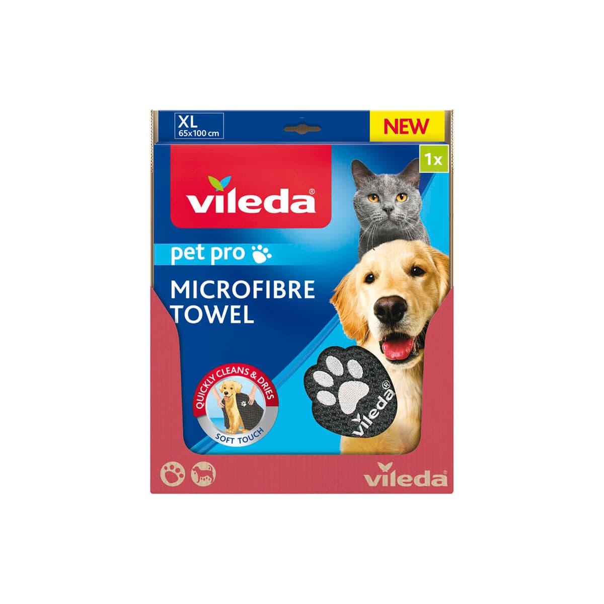 Mikrošķiedru Dvielis Vileda 172651 Pelēks XL 65 x 100 cm - Image 3