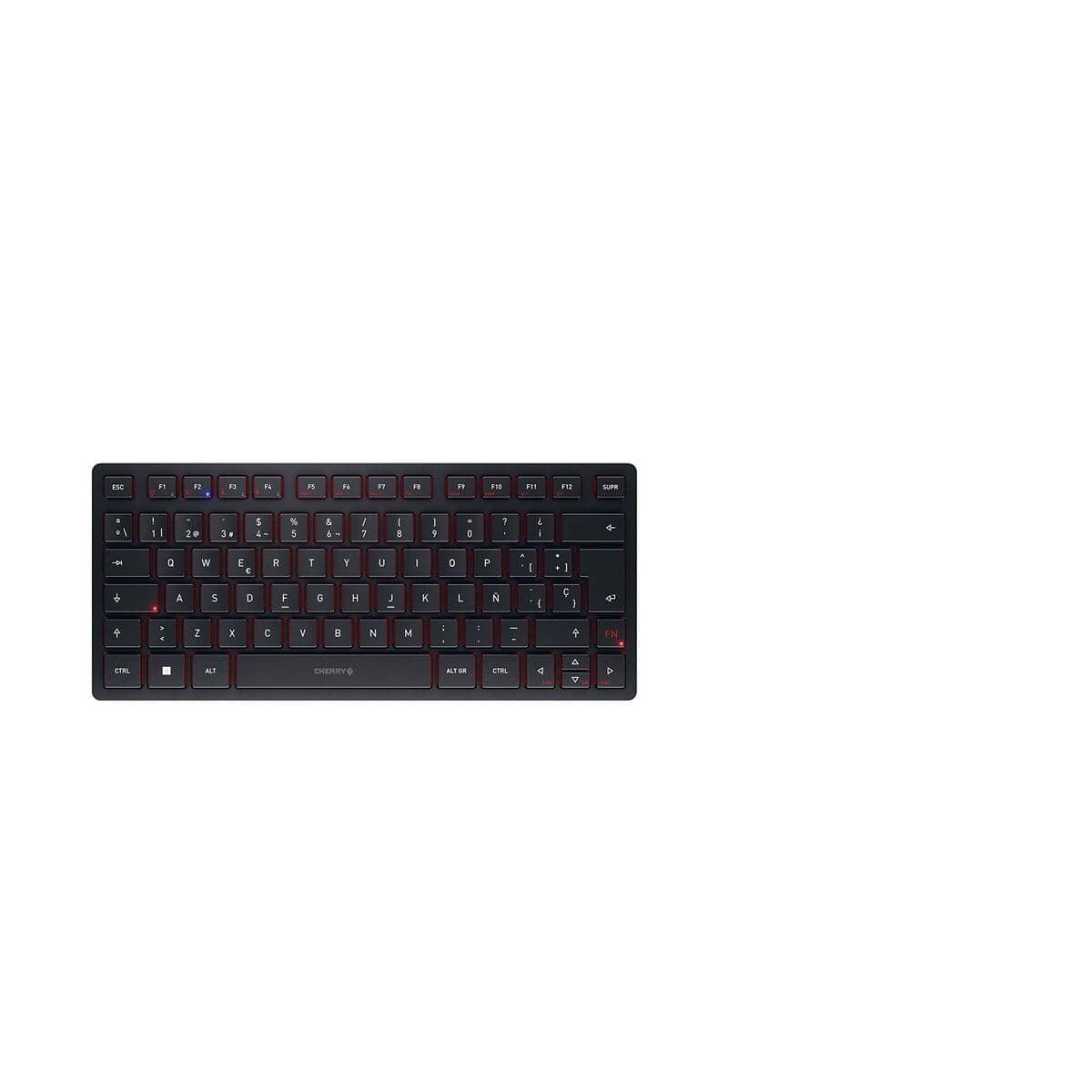 Keyboard Cherry KW 9200 MINI Black Spanish Qwerty QWERTY - Image 7