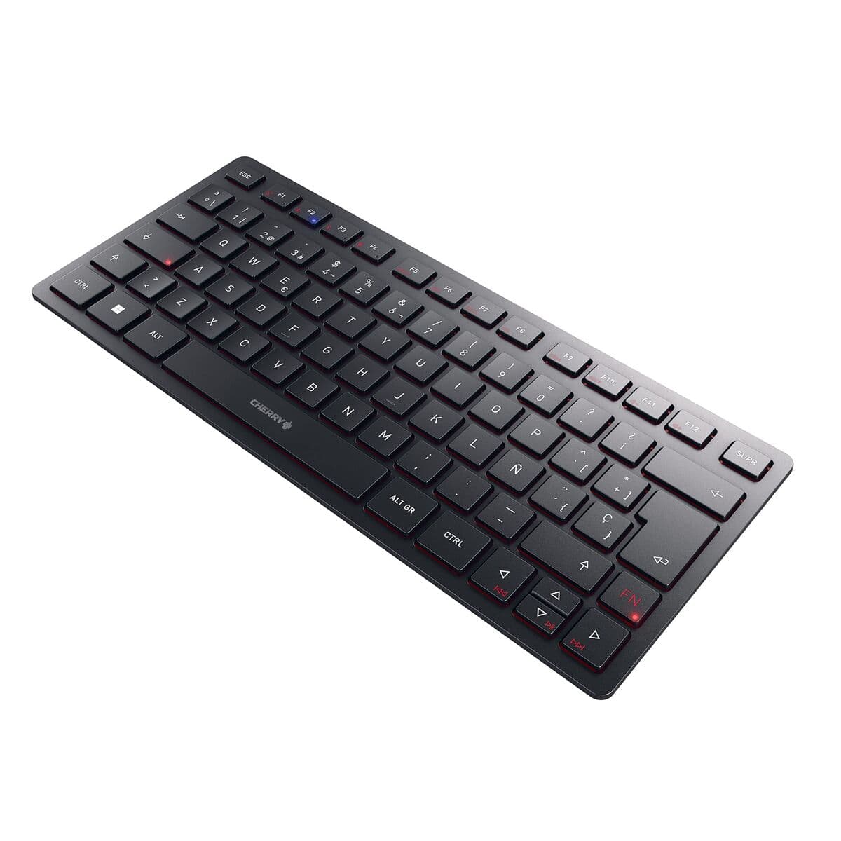 Keyboard Cherry KW 9200 MINI Black Spanish Qwerty QWERTY - Image 8
