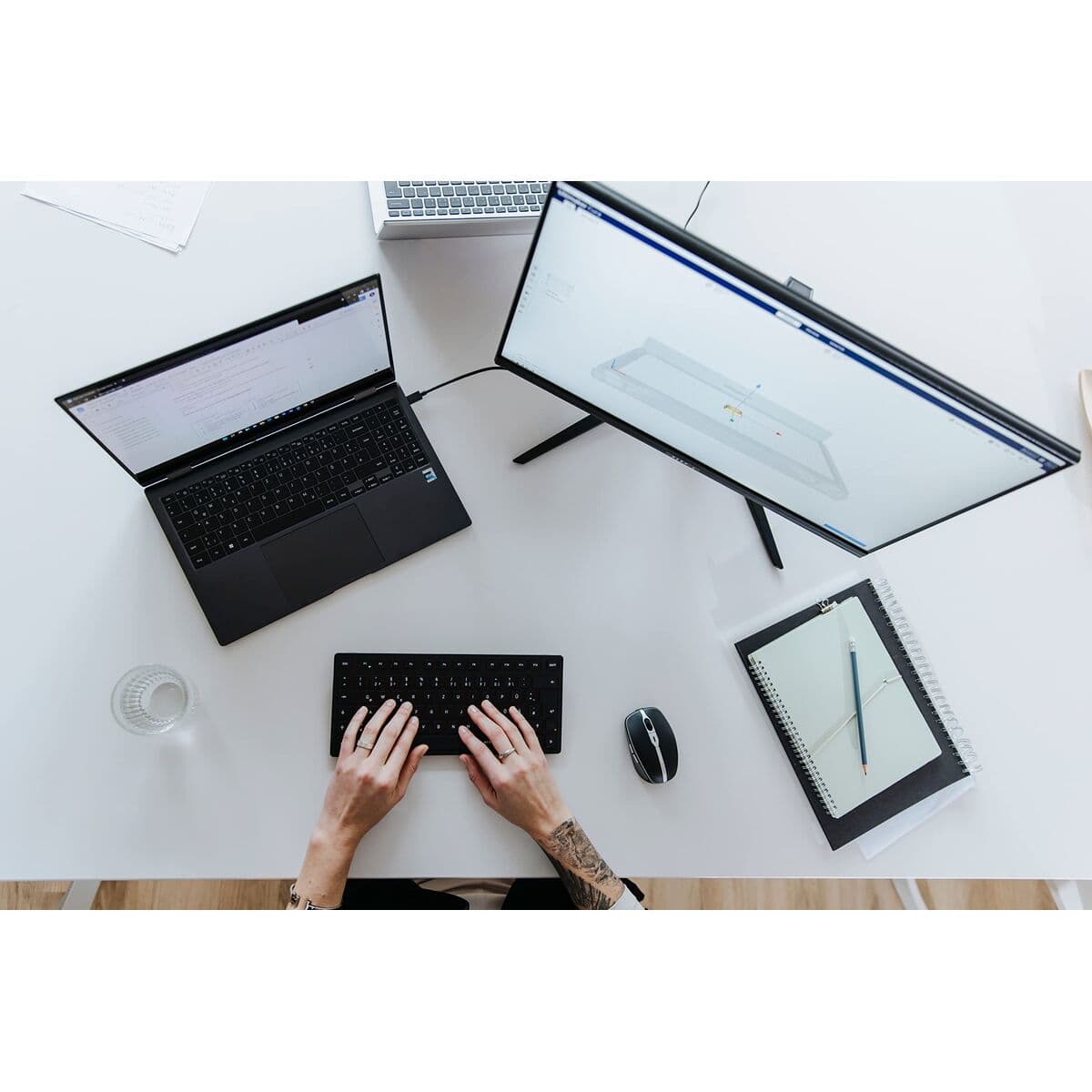 Keyboard Cherry KW 9200 MINI Black Spanish Qwerty QWERTY - Image 11