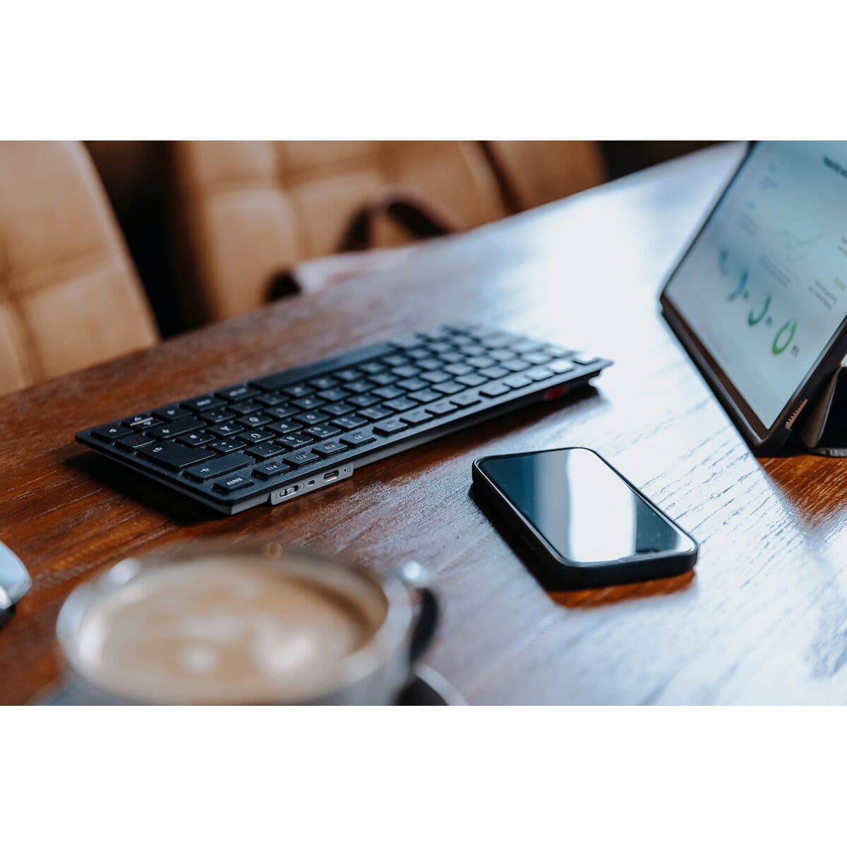 Keyboard Cherry KW 9200 MINI Black Spanish Qwerty QWERTY - Image 12