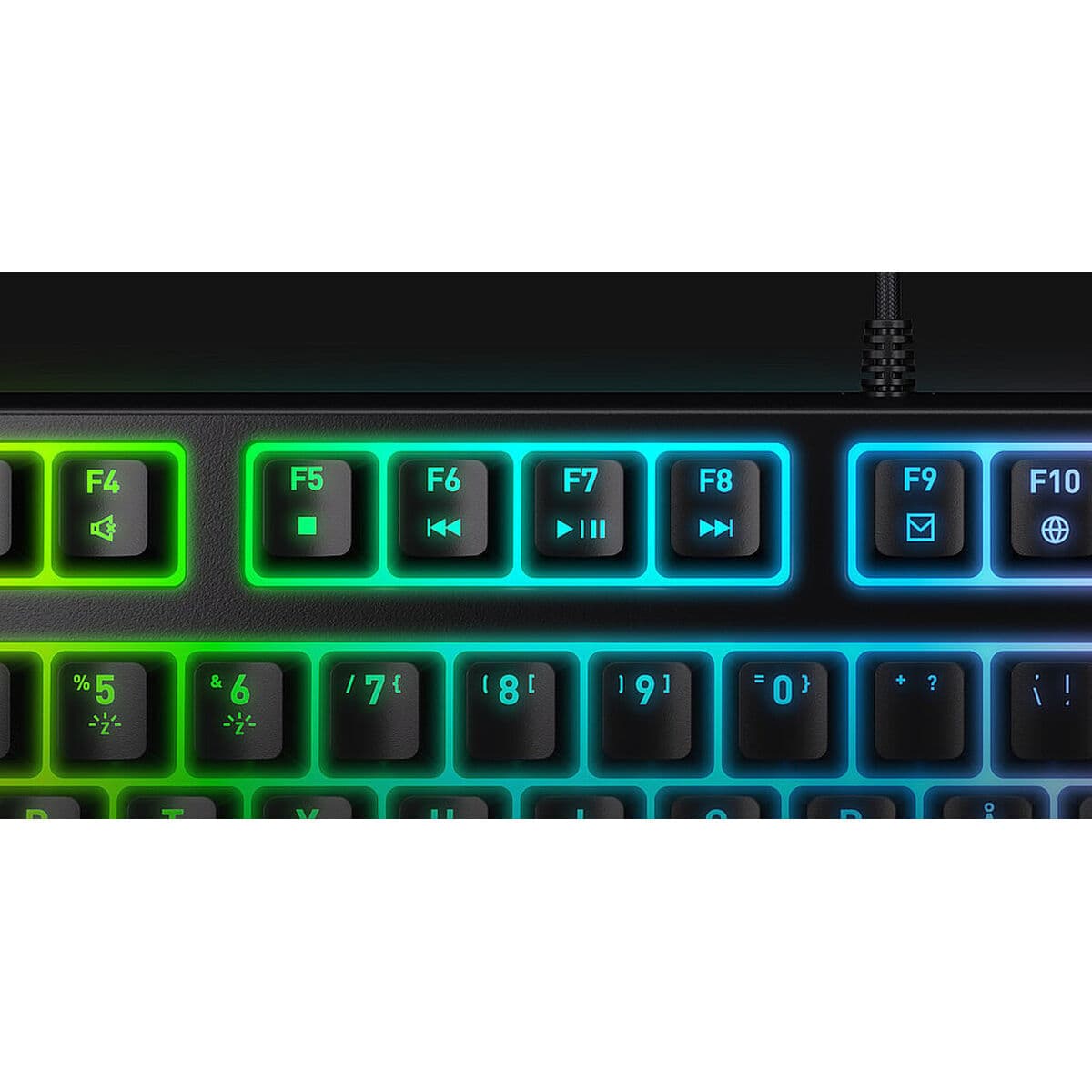 Teclado Cherry CX-K4V2-RGB-TKL-R-ES Negro Español QWERTY - Image 8