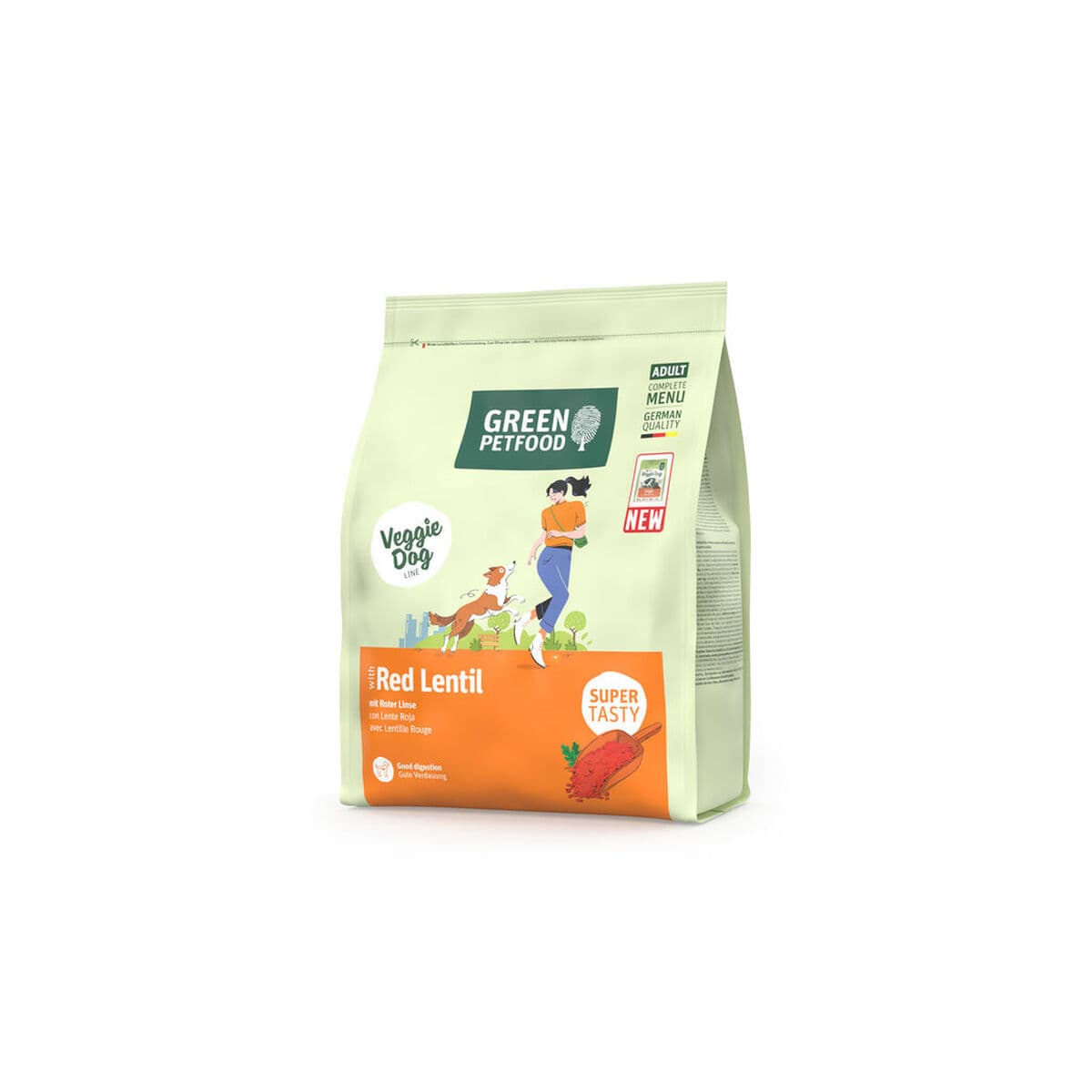 Futter Green Petfood VeggieDog Red Lentil 900 g - Image 3