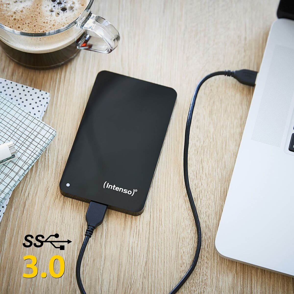 Disque Dur Externe INTENSO 6021512 Noir 4 TB HDD - Image 14