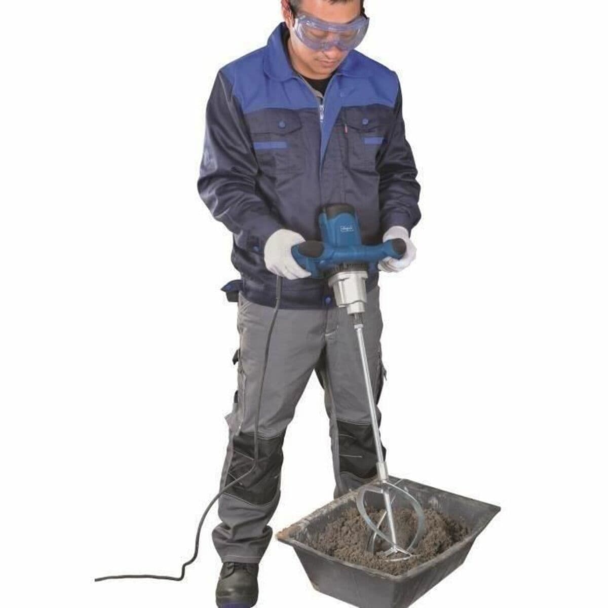 Maalin ja laastin sekoitin Scheppach Powe80070 Maali 1200 W 50 Hz - Image 2