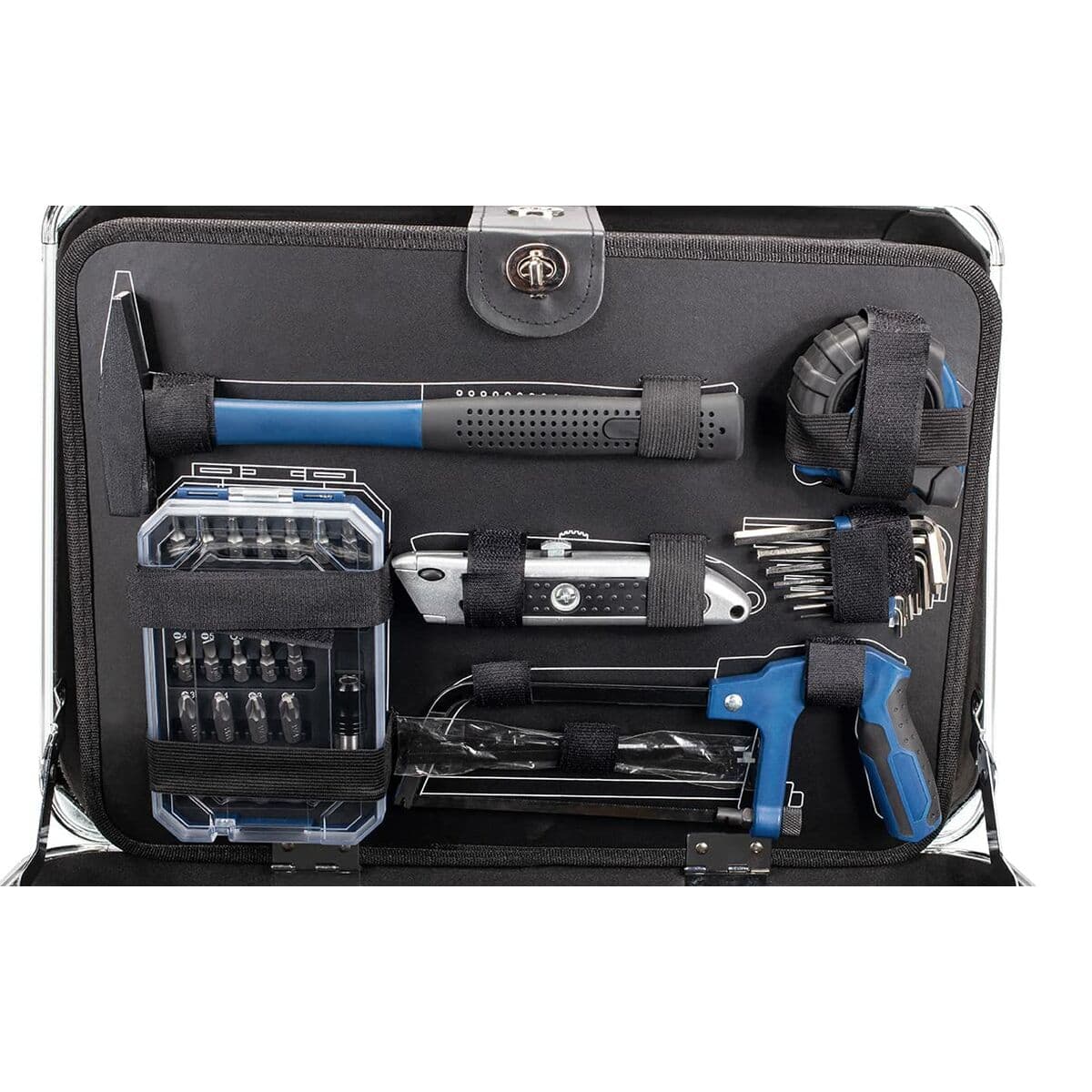 Tööriistakast Scheppach TB150 101 Tükid, osad Metall Alumiinium - Image 7