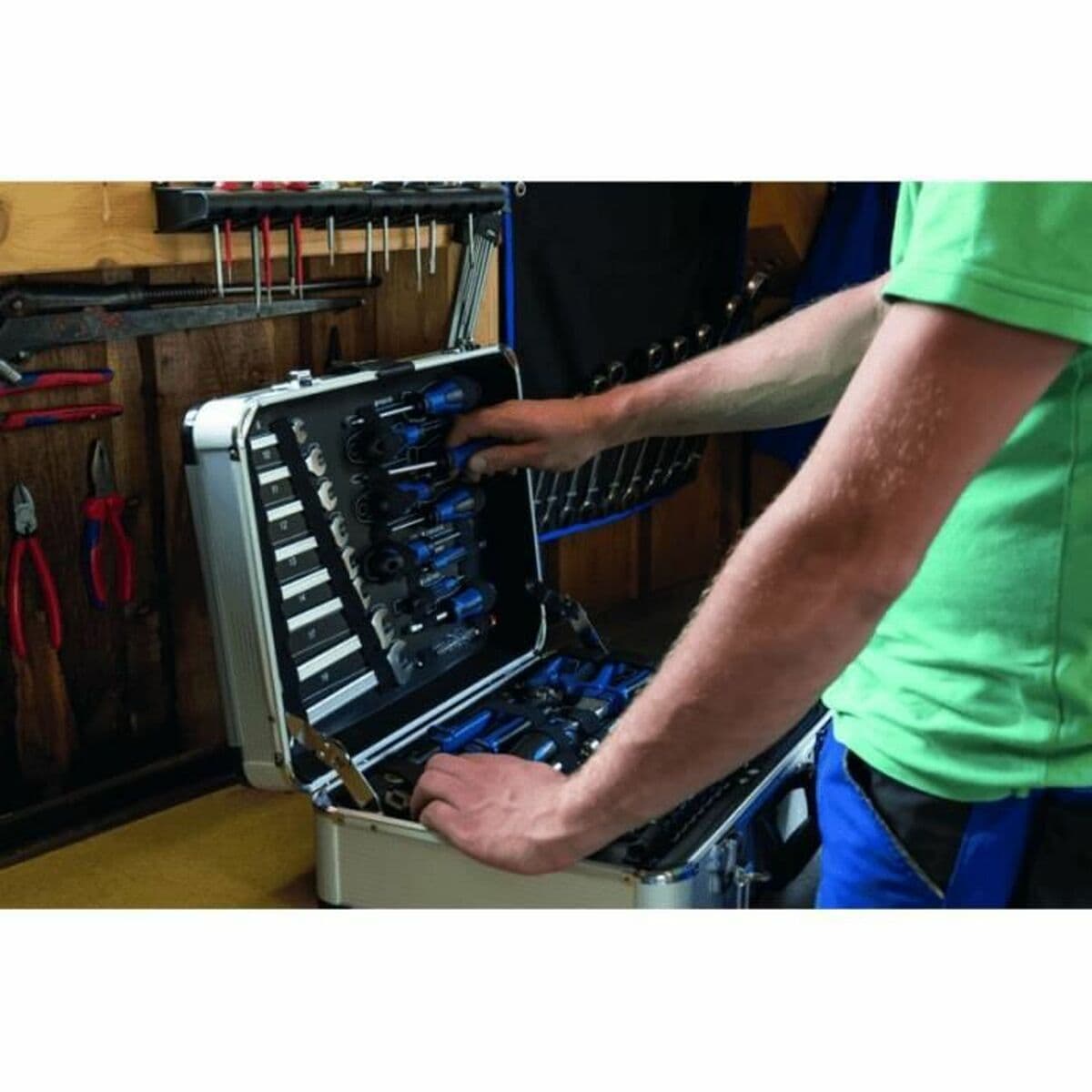 Tööriistakast Scheppach TB150 101 Tükid, osad Metall Alumiinium - Image 5