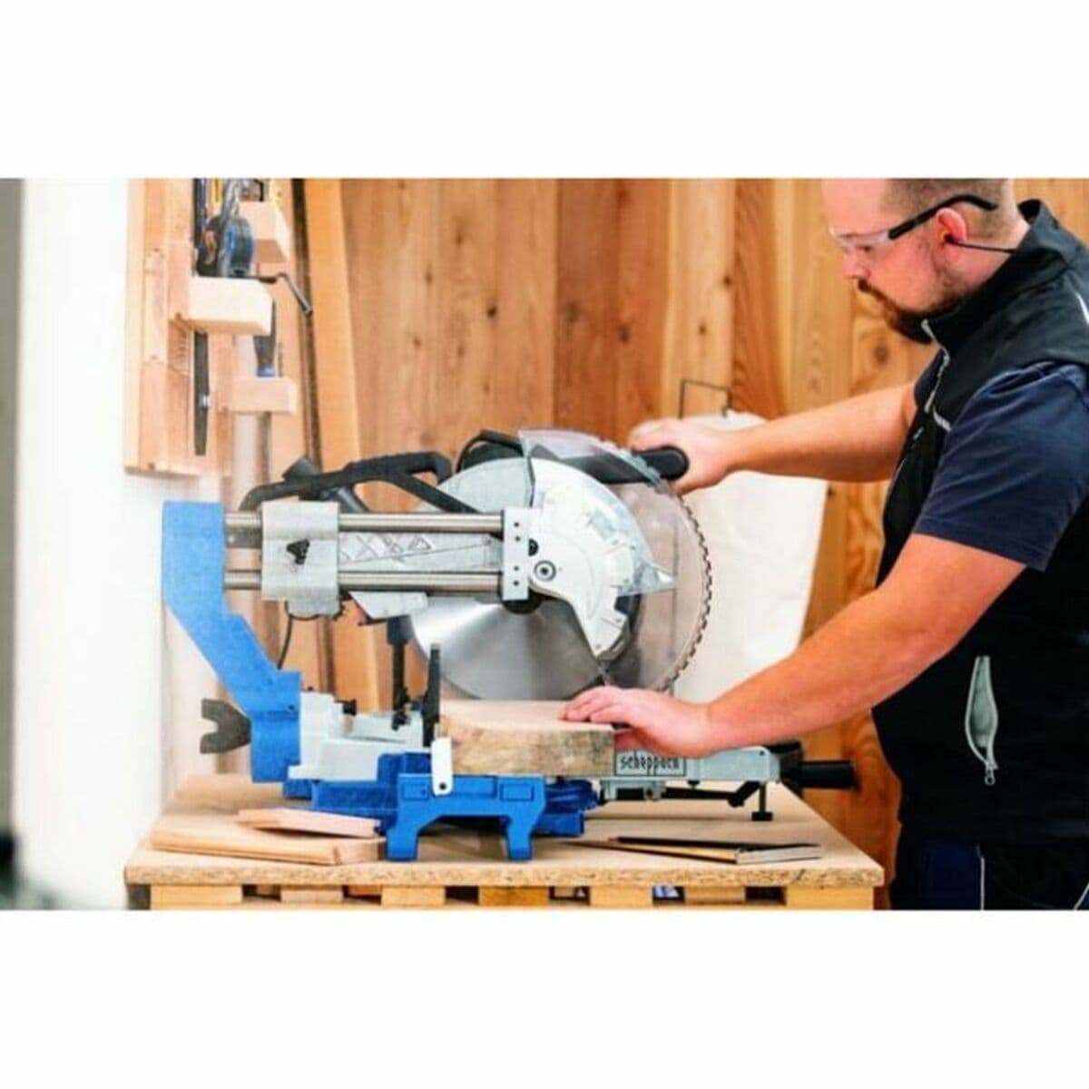 Sierra ingletadora Scheppach HM305SL 2000 W - Image 2