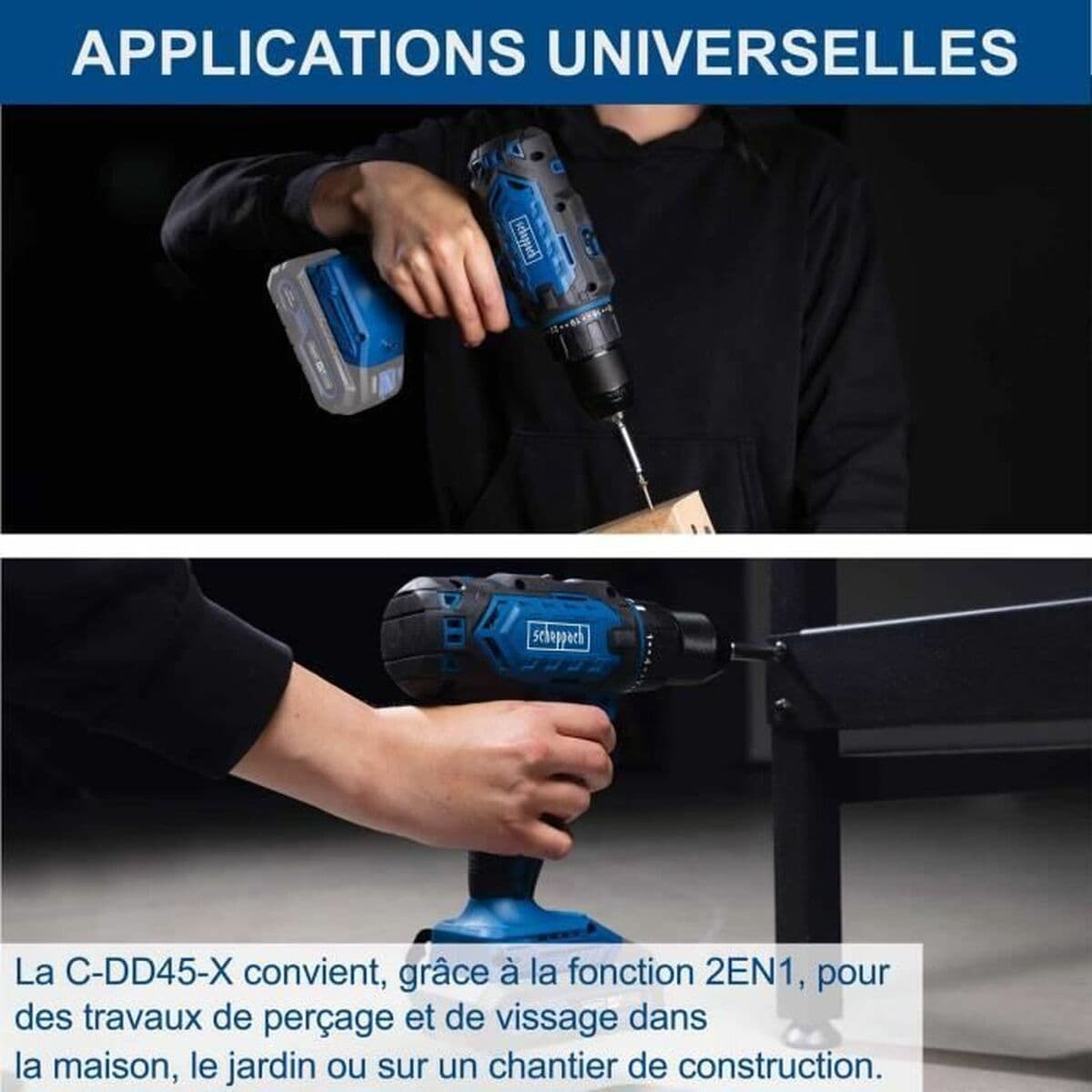 Electric screwdriver Scheppach C-DD45-X - Image 3