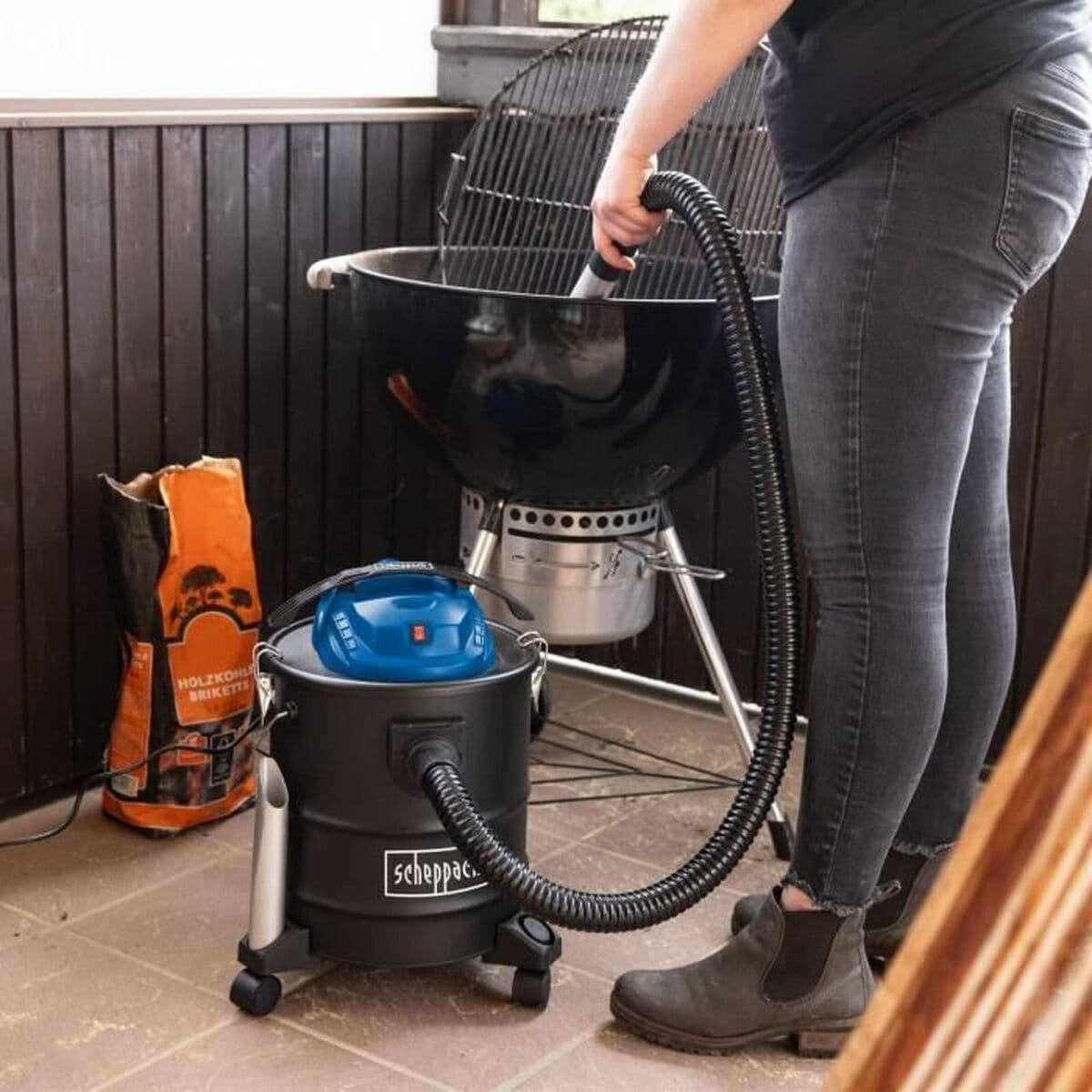 Ash Vacuum Cleaner Scheppach Black 1300 W 20 L - Image 3