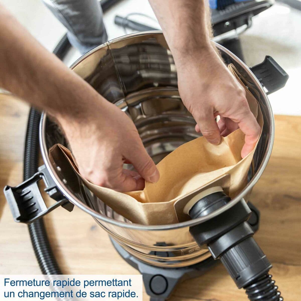 Aspirapolvere a umido e a secco Scheppach 1200 W 20 kPa 25 L - Image 4