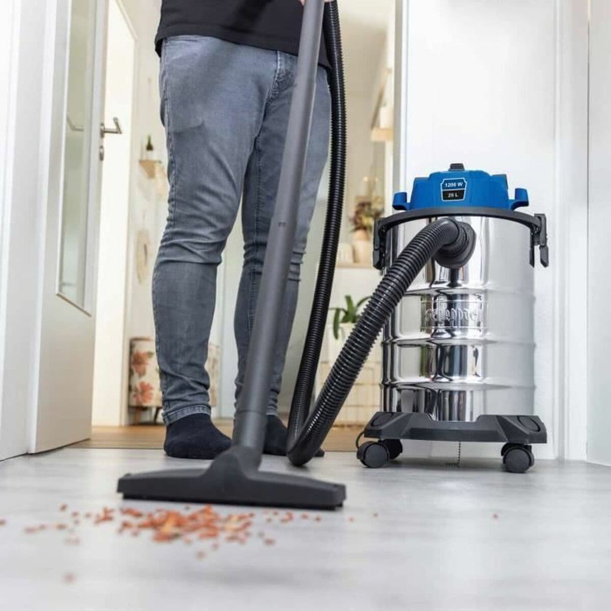 Aspirapolvere a umido e a secco Scheppach 1200 W 20 kPa 25 L - Image 8