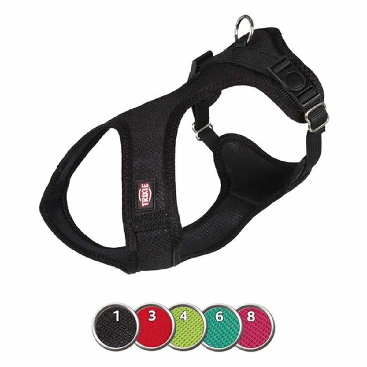 Arnés para Perro Trixie Comfort Sof Negro XXS/XS - Image 4