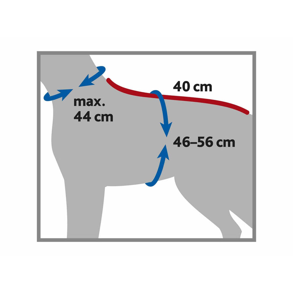 Ogrtač za psa Trixie Siva S - Image 15