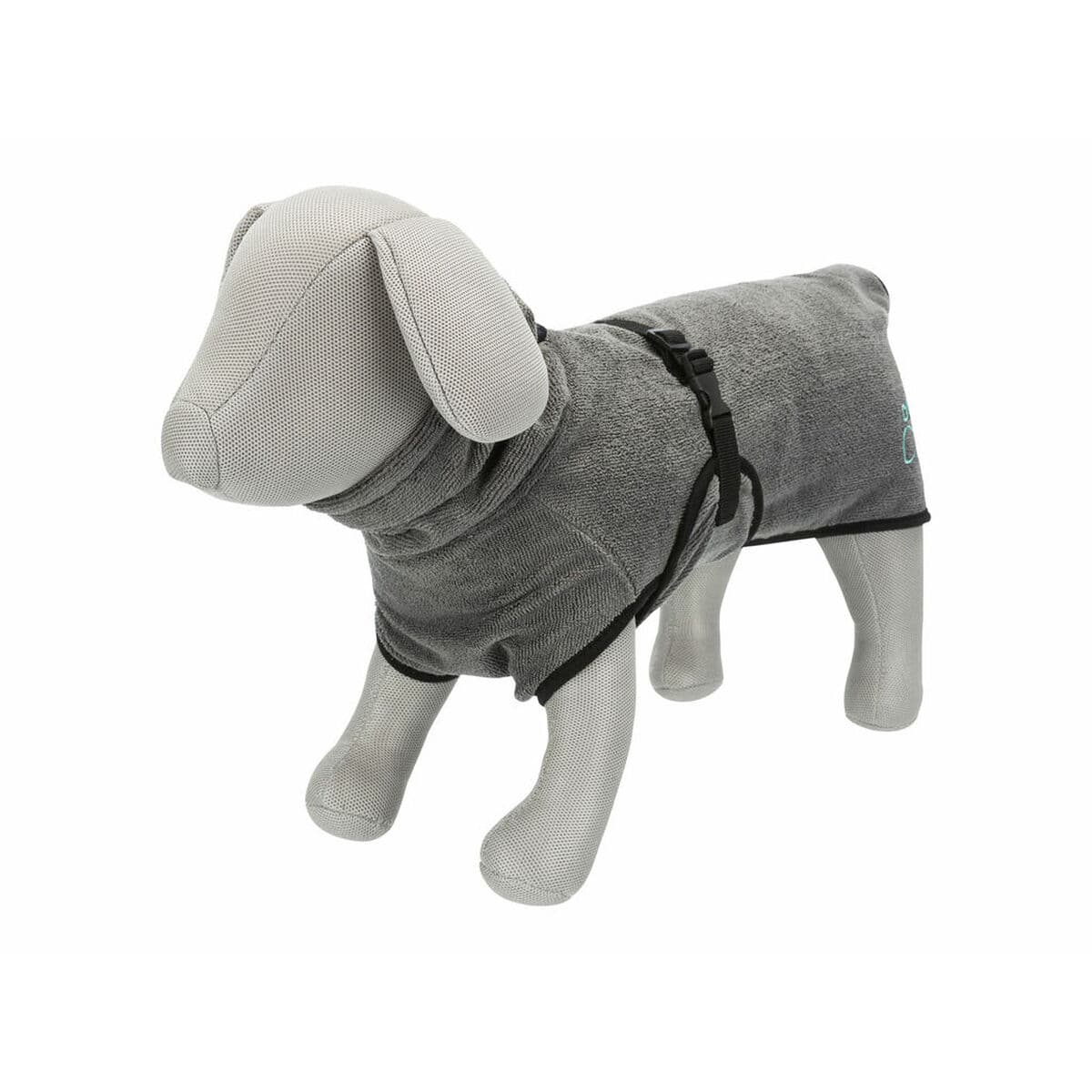 Dog bathrobe Trixie Grey M - Image 9