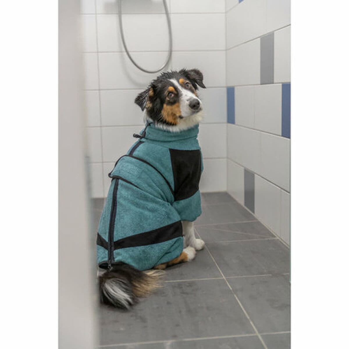 Dog bathrobe Trixie Blue S - Image 19