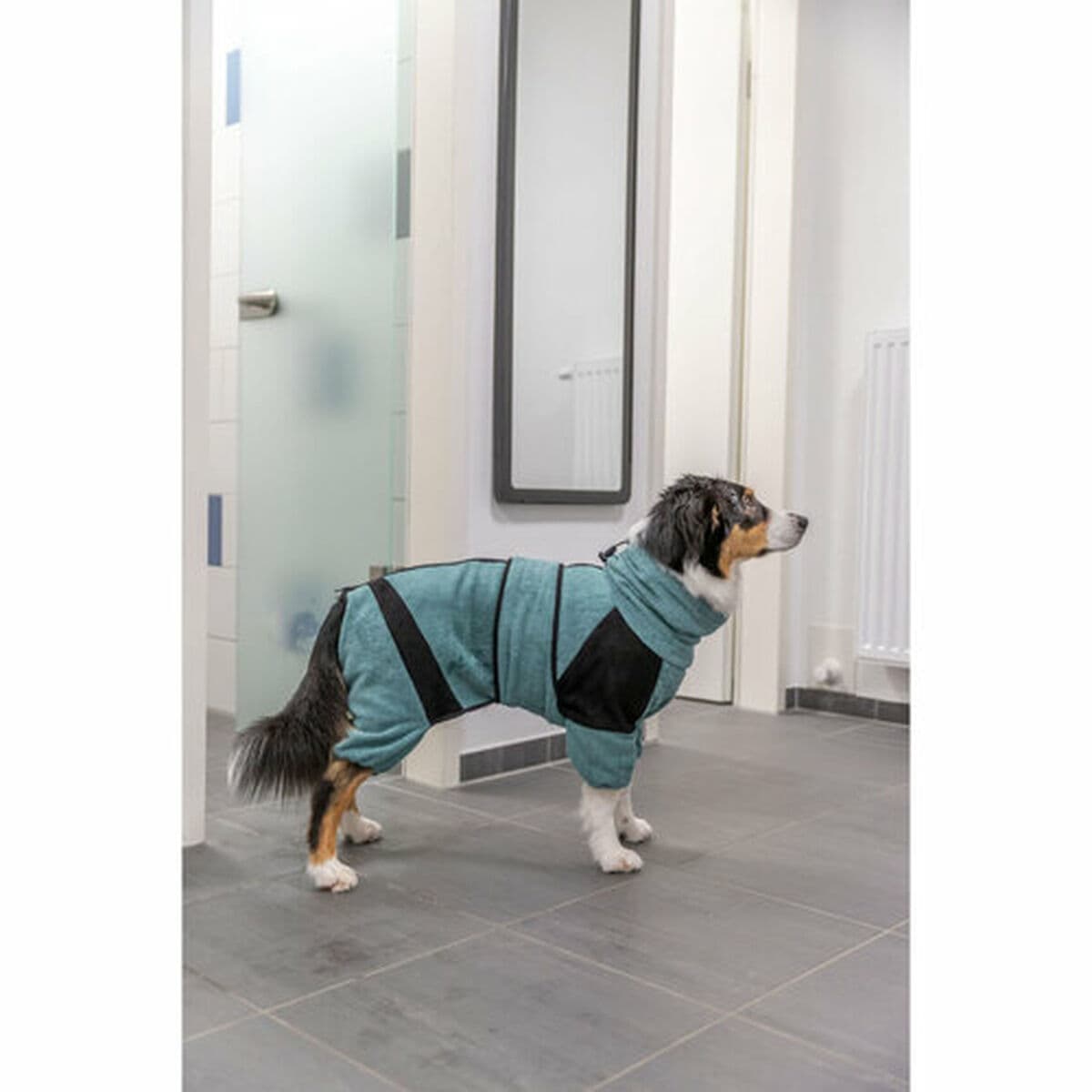 Dog bathrobe Trixie Blue M - Image 18