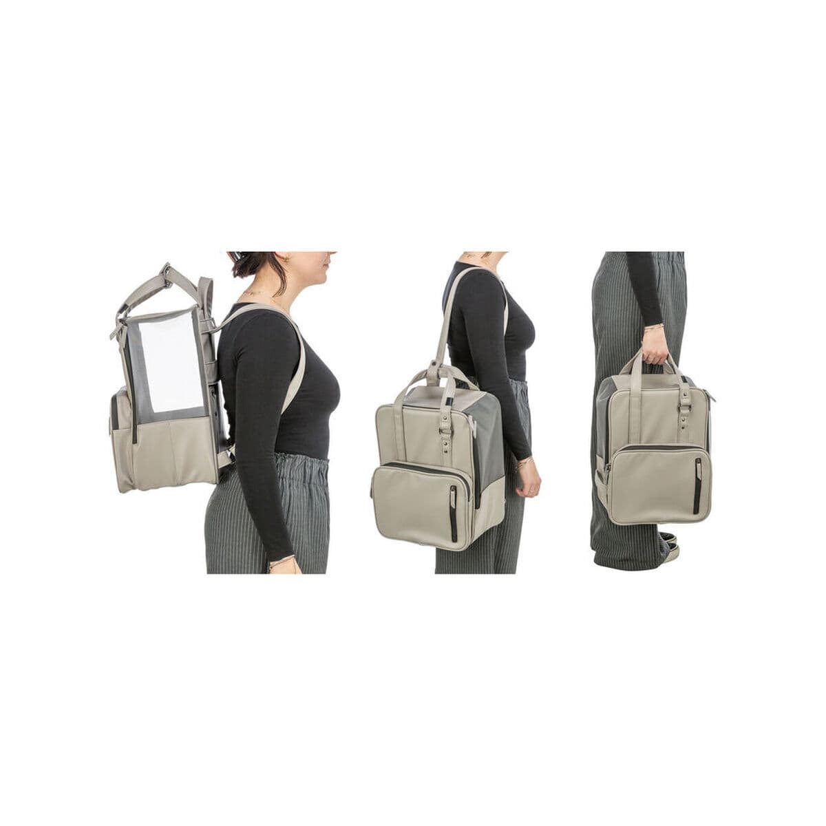 Torba za kućne ljubimce Trixie CityStyle Svjetlo siva 30 × 20 × 40 CM - Image 21