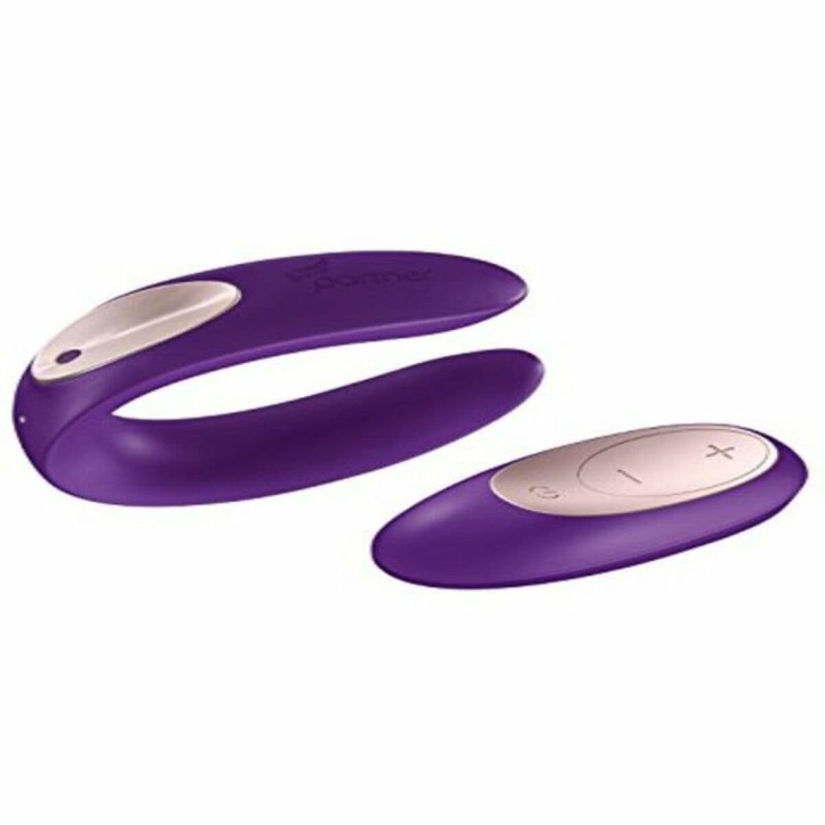 Dvigubos Stimuliacijos Vibratorius Satisfyer PARTNER PLUS Violetinė