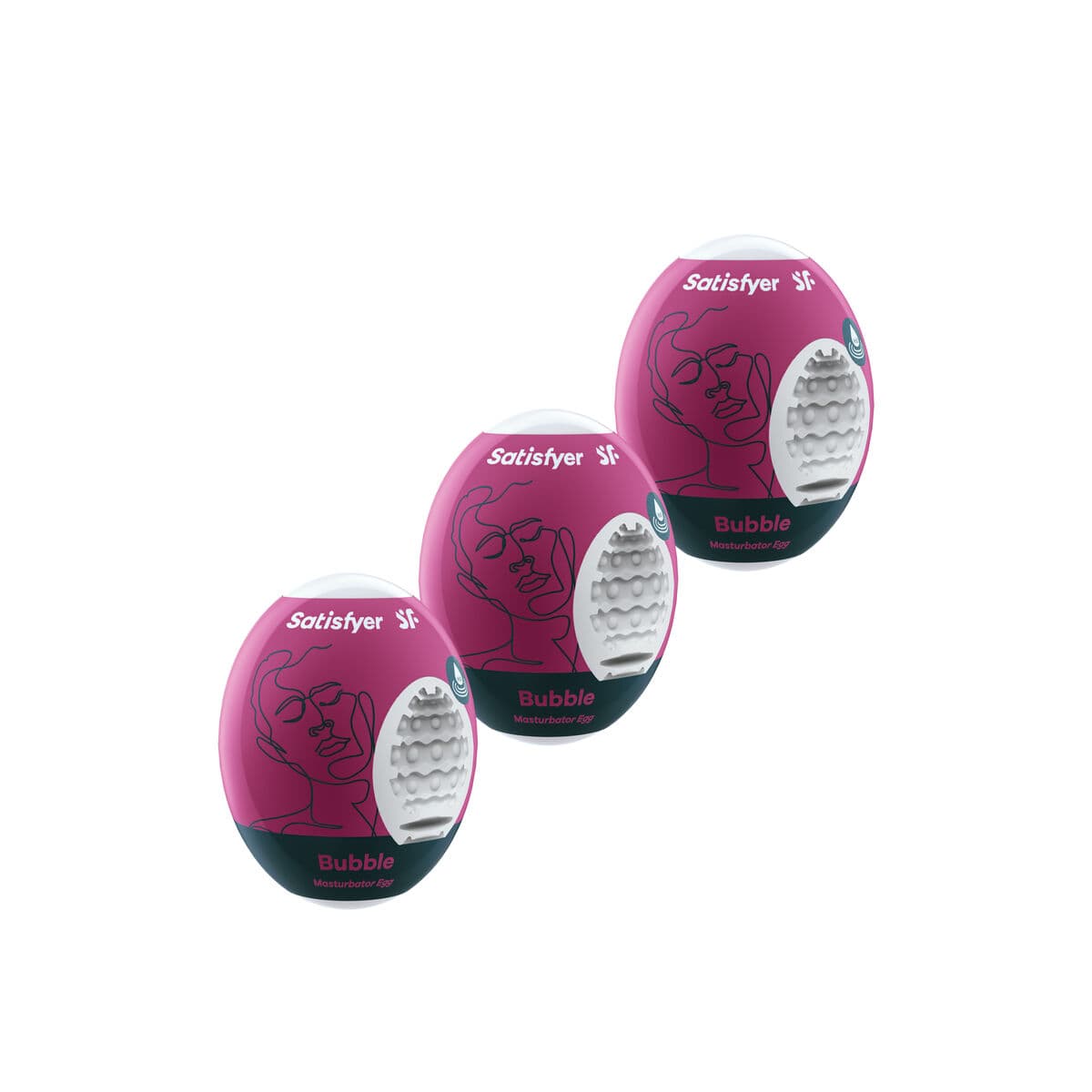 Masturbacijos kiaušinis Satisfyer 3 vnt. - Image 2