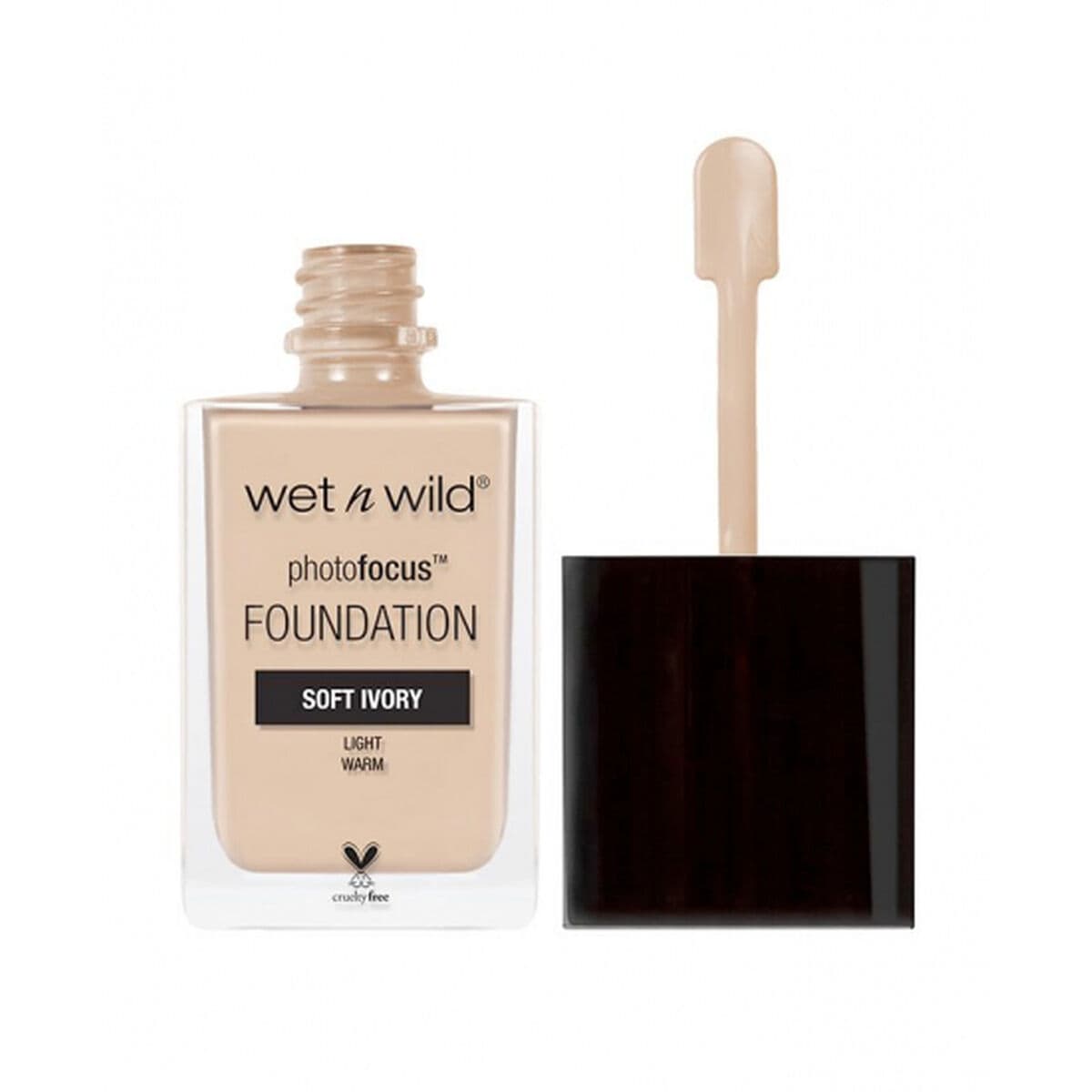 Skystas makiažo pagrindas Wet n Wild Photofocus Foundation Soft Ivory 30 ml