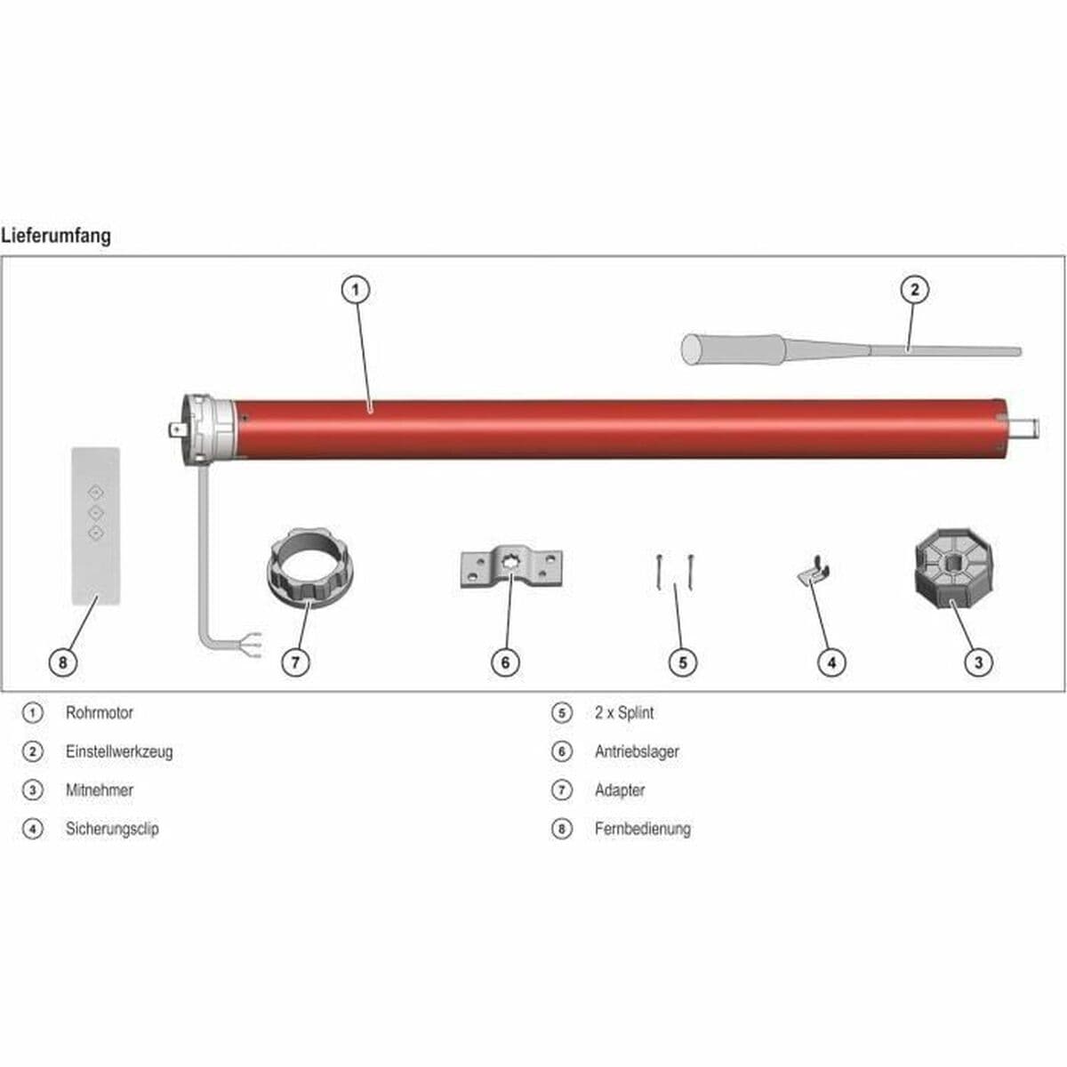 Silnik do rolety Superrollo RM20MMB - SR20925 - Image 2