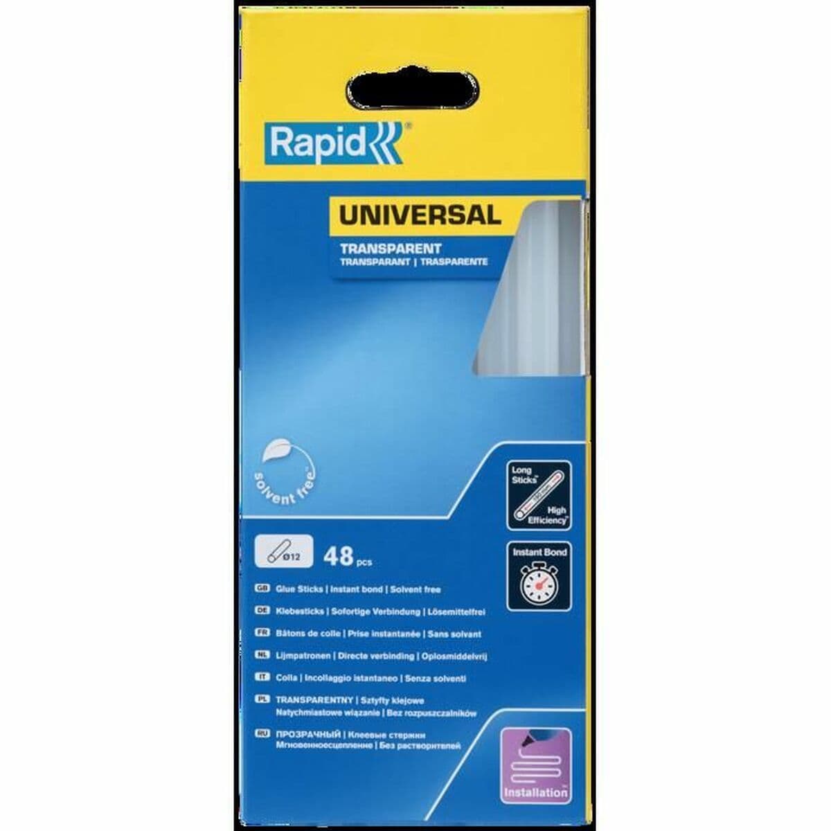 Hot melt glue  sticks Rapid Rapid Ø 12 mm 48 Pieces - Image 2