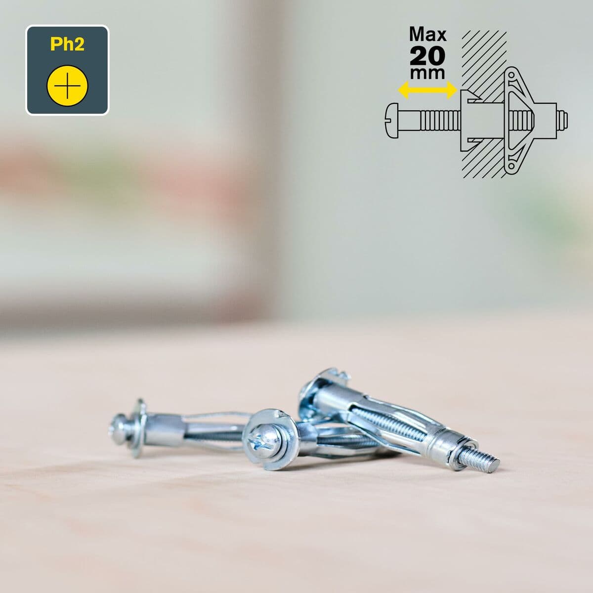 Vijci i matice Rapid M4 x 40 mm Ø 8 x 32 mm Metal rastezanje 10 kom. - Image 12