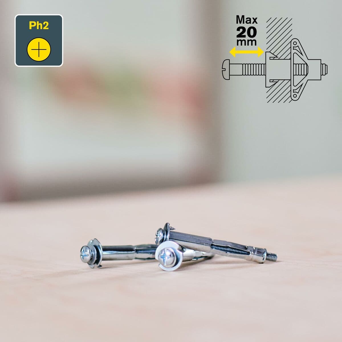 Vijci i matice Rapid Ø 8 x 46 mm M4 x 55 mm Metal rastezanje 10 kom. - Image 7