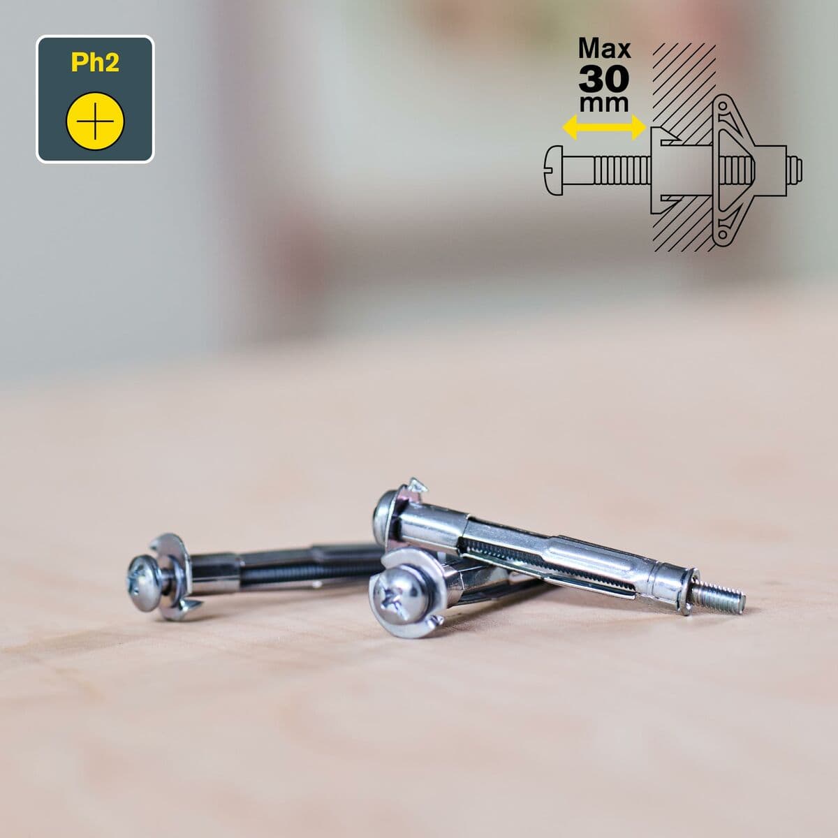 Vijci i matice Rapid Ø 8 x 46 mm M4 x 58 mm Metal rastezanje 10 kom. - Image 7