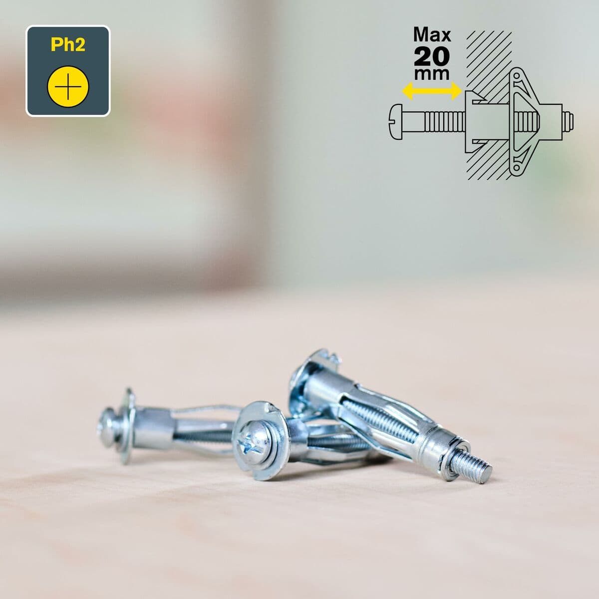 Vijci i matice Rapid Ø 11 x 37 mm M5 x 48 mm Metal rastezanje 10 kom. - Image 7