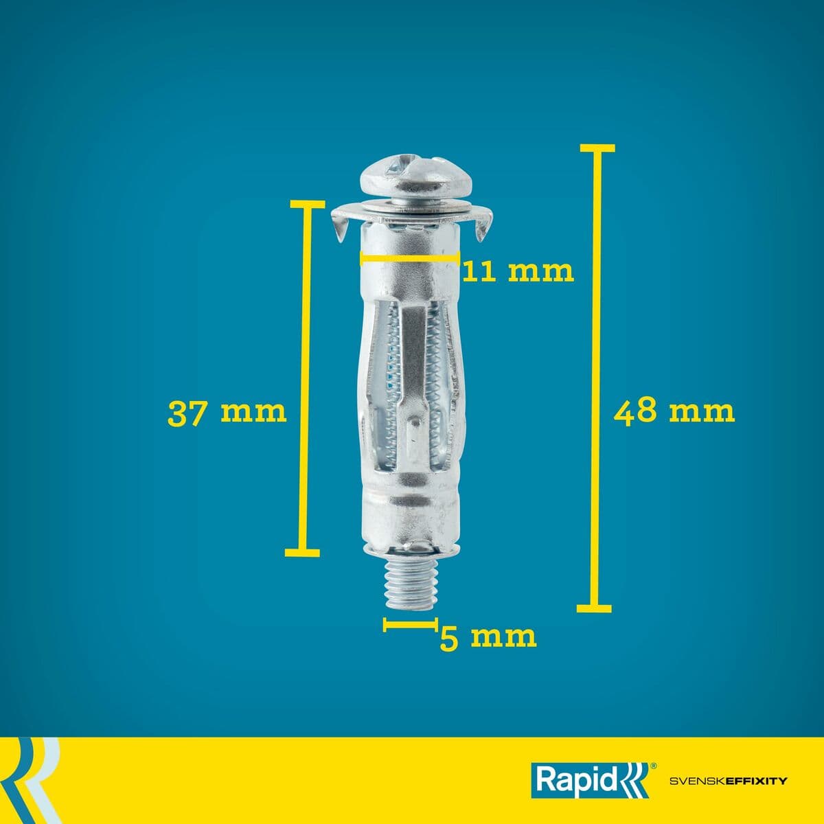 Vijci i matice Rapid Ø 11 x 37 mm M5 x 48 mm Metal rastezanje 10 kom. - Image 8